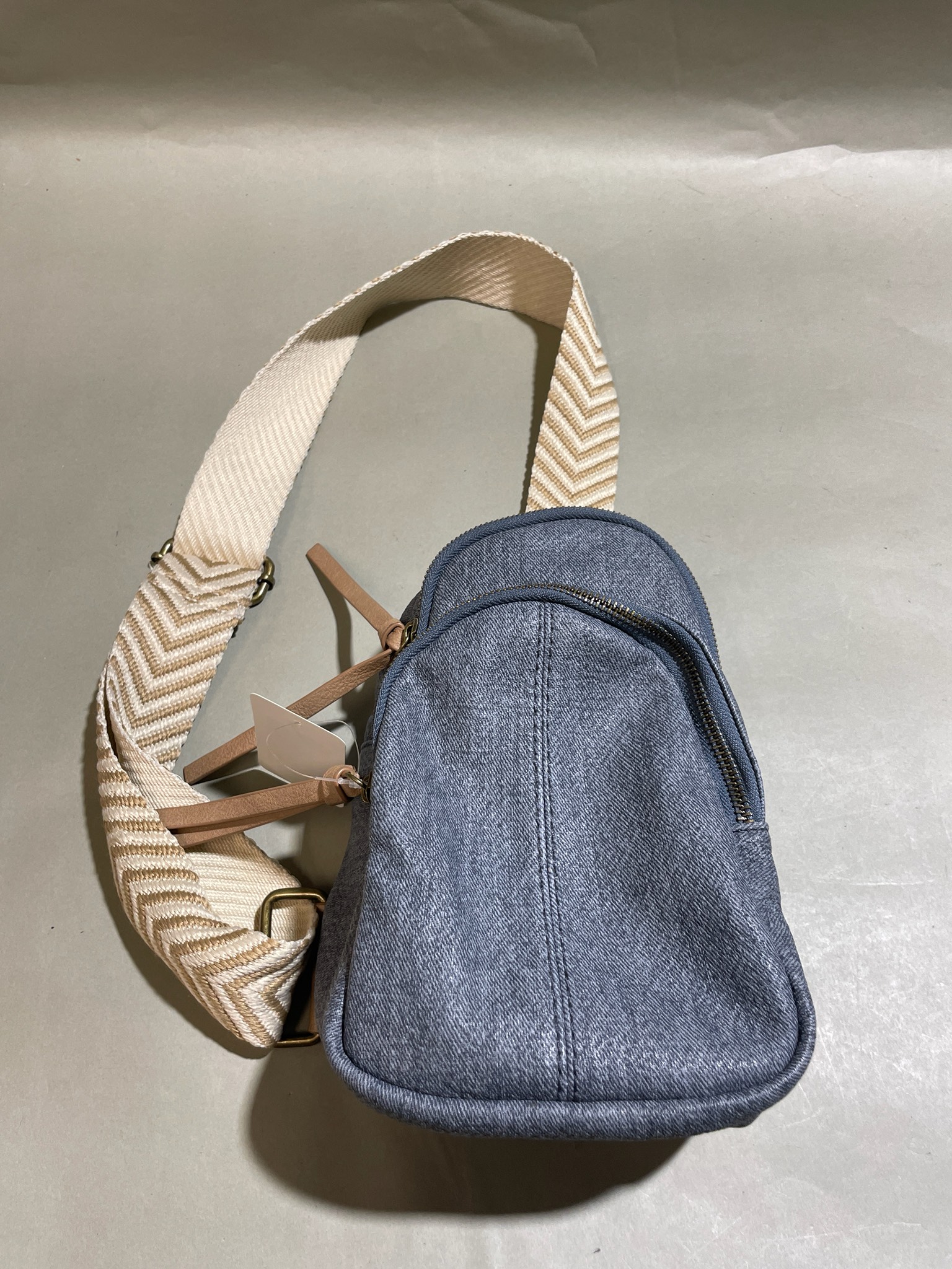 Heather Grey Crossbody Bag Size Small