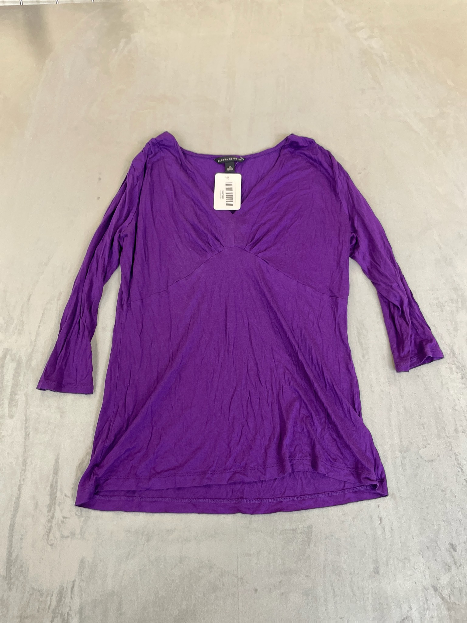 Banana Republic Purple Knit Tunic Top Size M