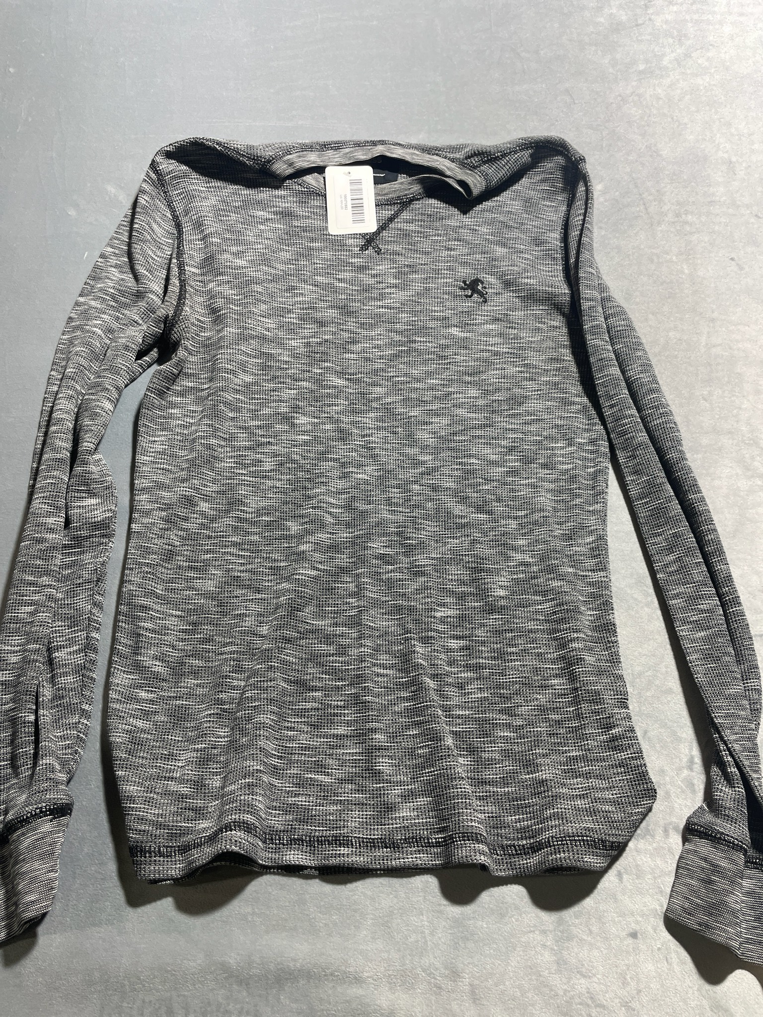 Express Heather Gray thermal shirt size medium