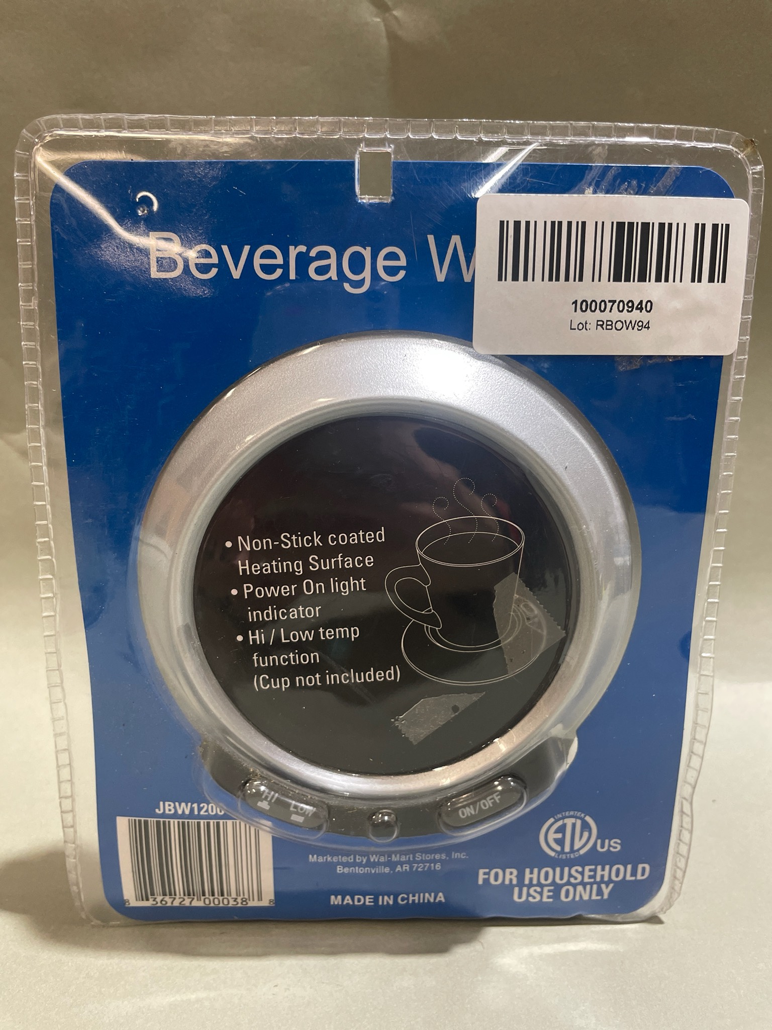 Wal-Mart Black Electric Mug Warmer