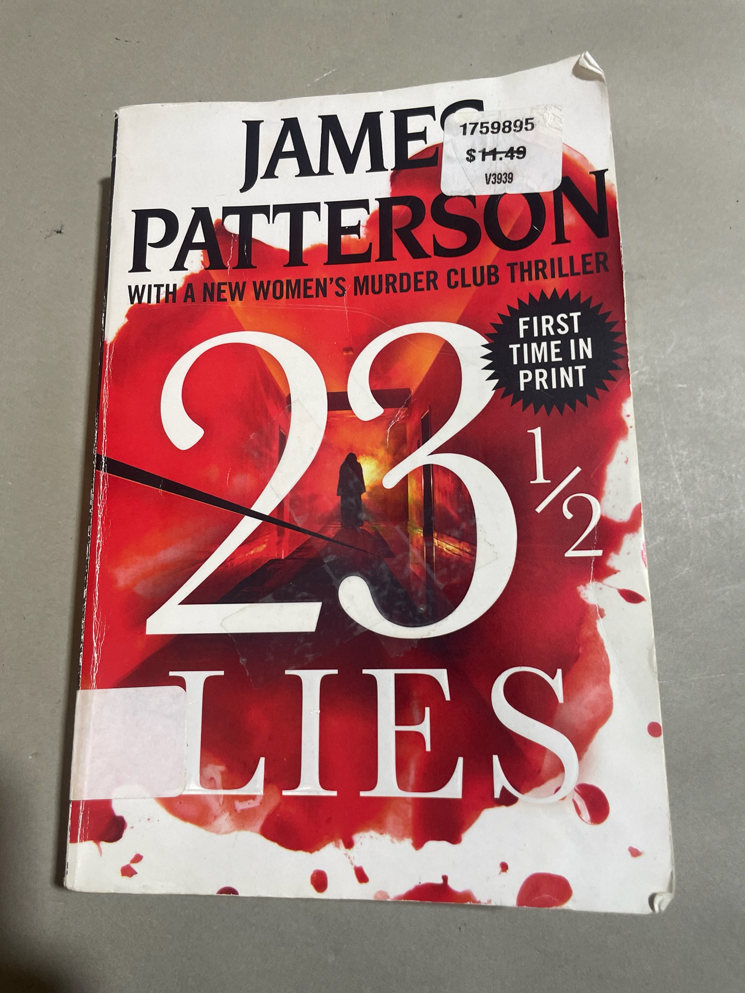 James Patterson 23 1/2 Lies Paperback
