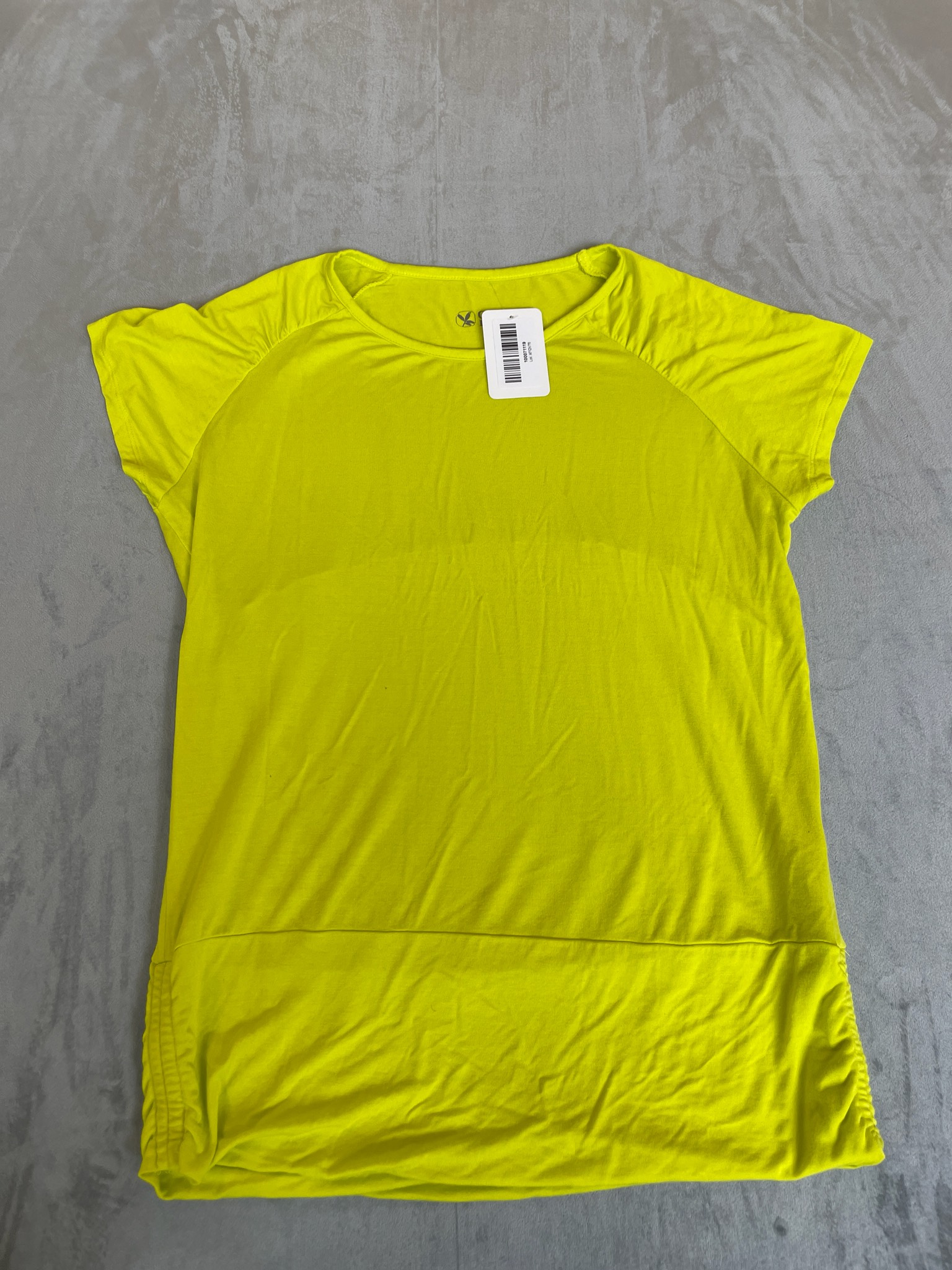 Carve Designs Neon Yellow Jersey Tunic Tee Size S