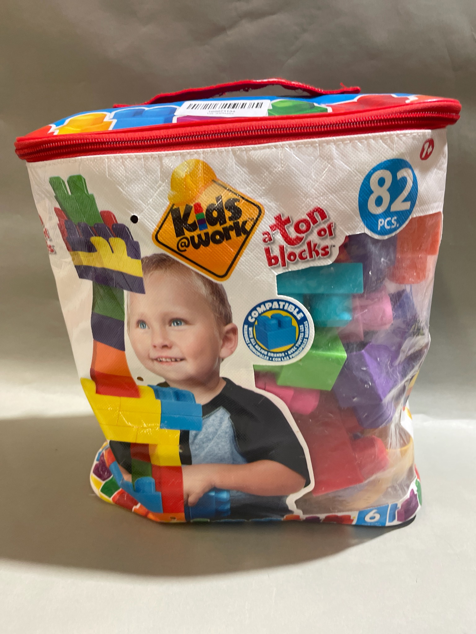 Kids @ Work Multi-Color Chunky Building Block Set Size 82 pcs