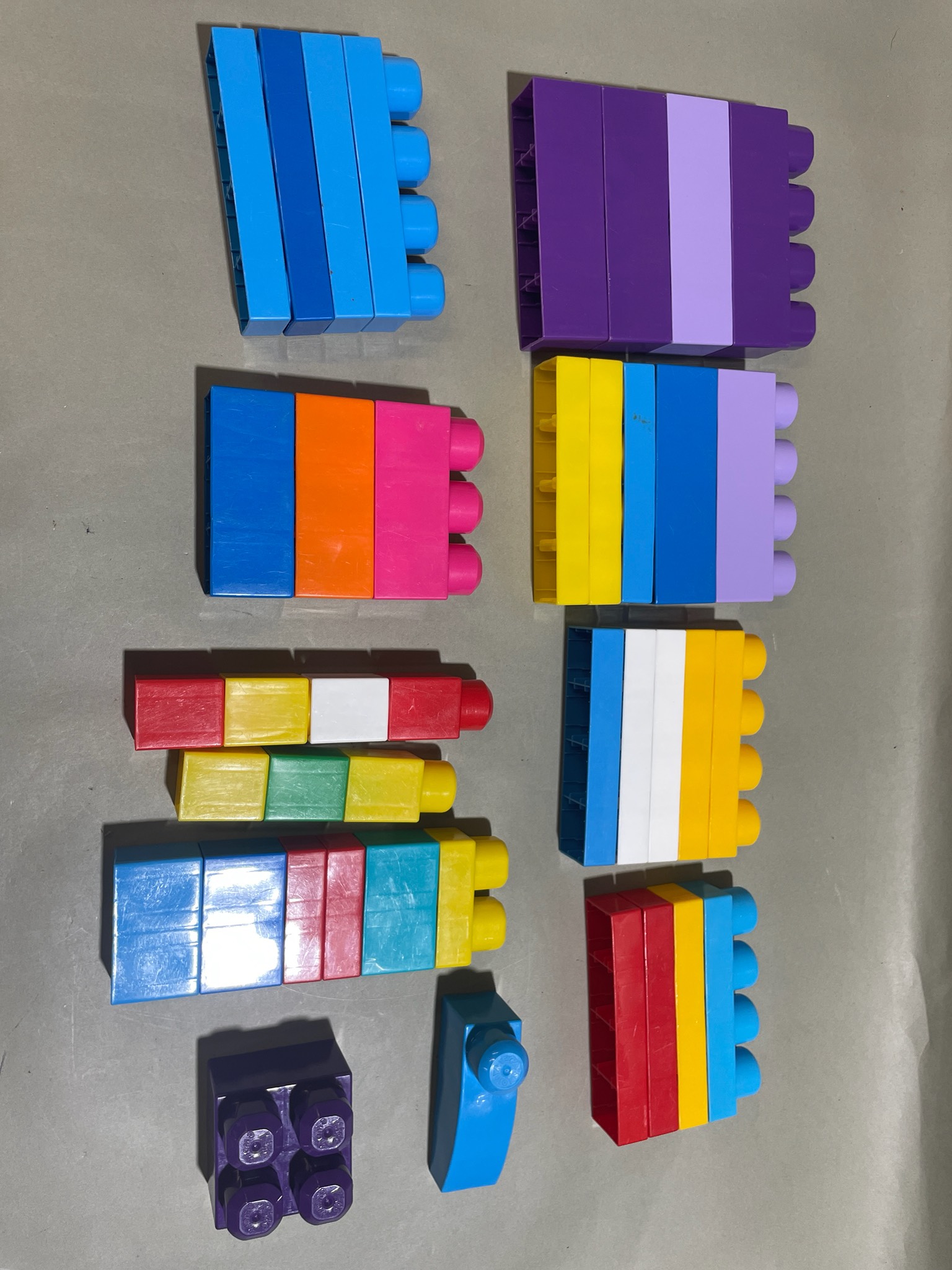 Mega Bloks Multicolor Chunky Toddler Building Blocks