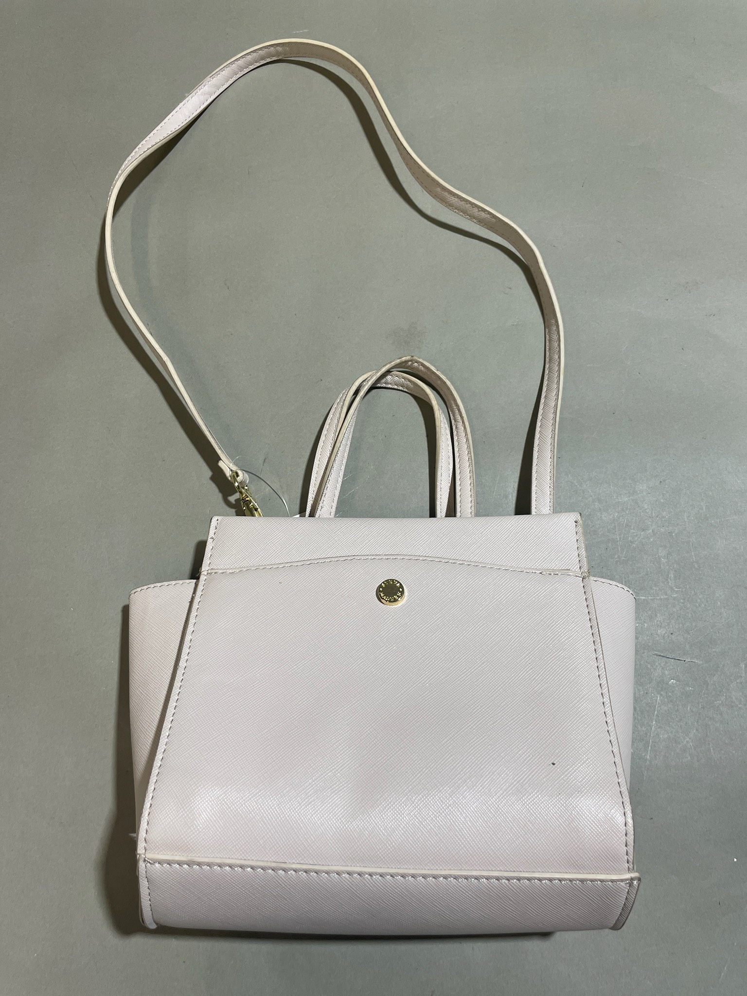 Steve Madden Pale Pink Saffiano Crossbody Bag Size Small