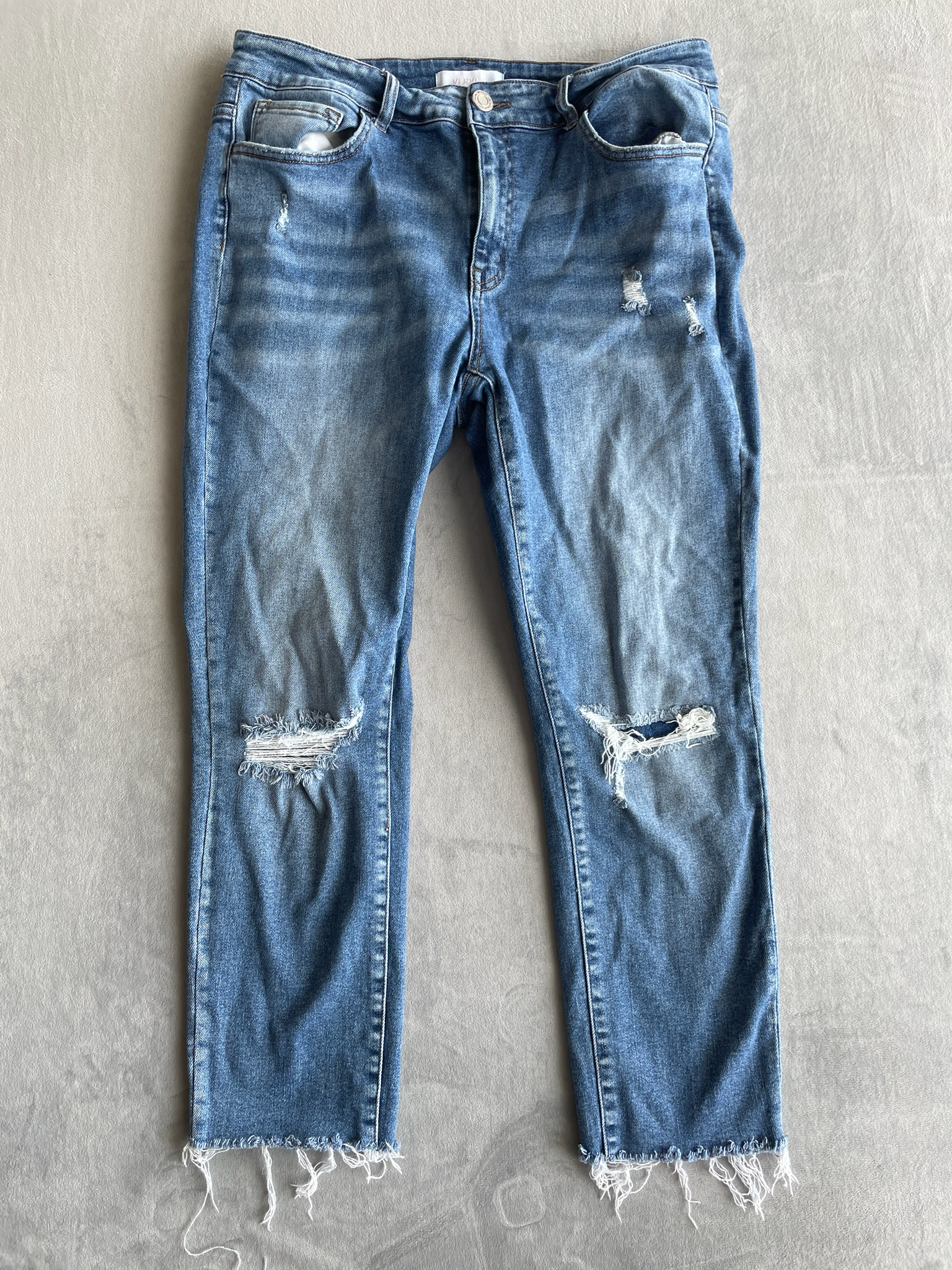 Vervet Light Blue Washed Denim Jeans
