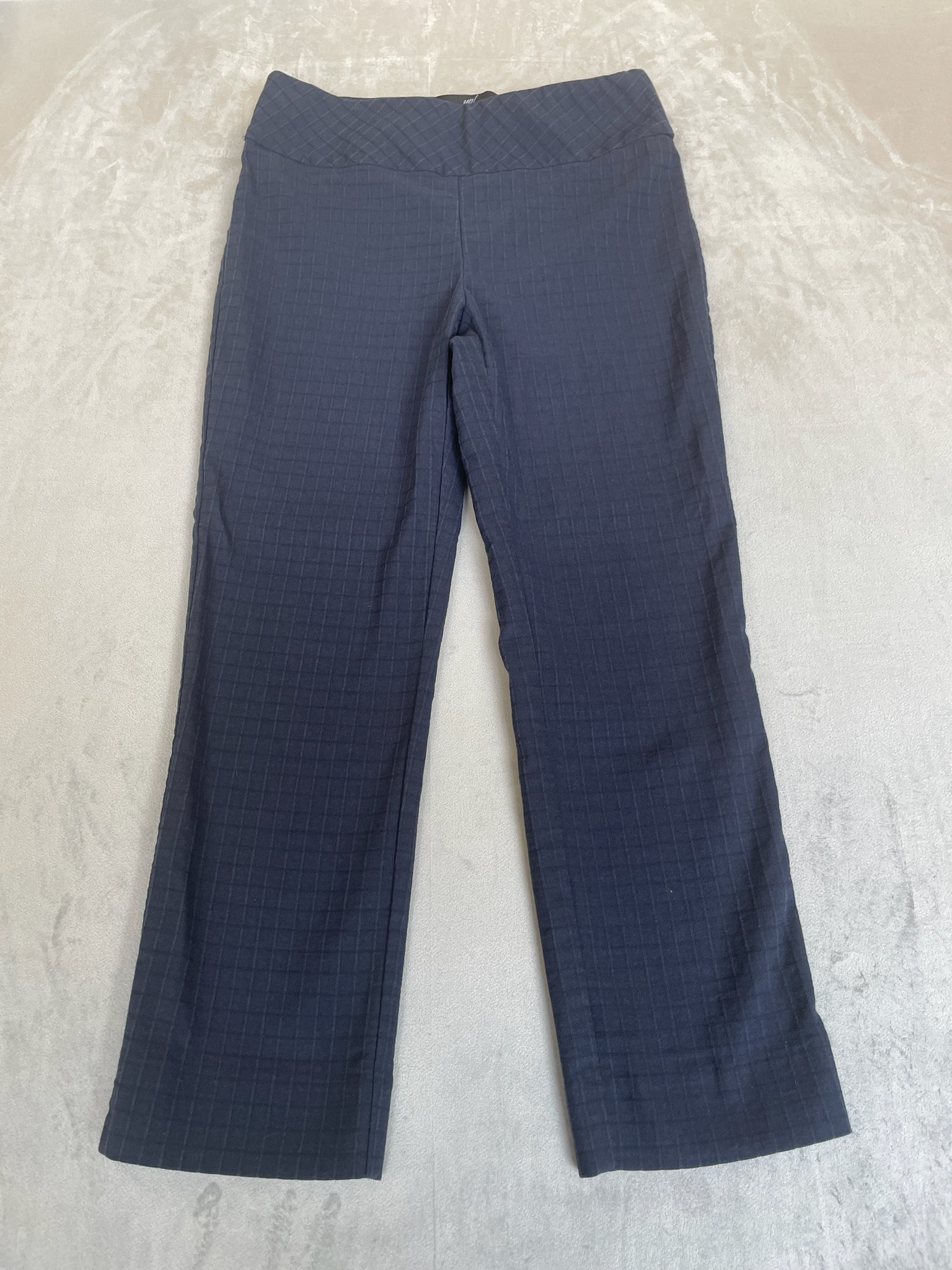 up! Navy Waffle Knit Pants Size Size 4