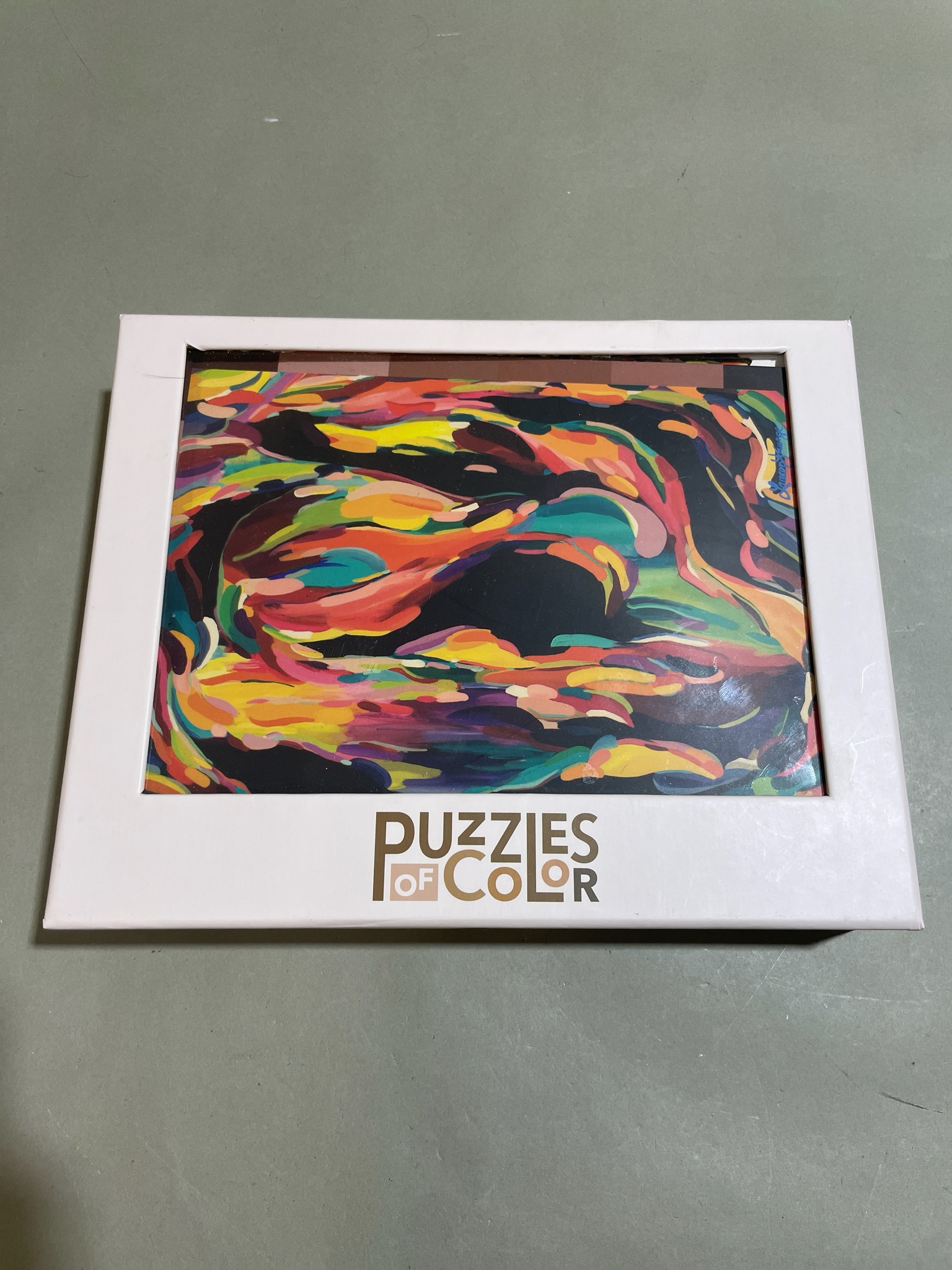 Puzzles of Color Multicolor Abstract Jigsaw Puzzle