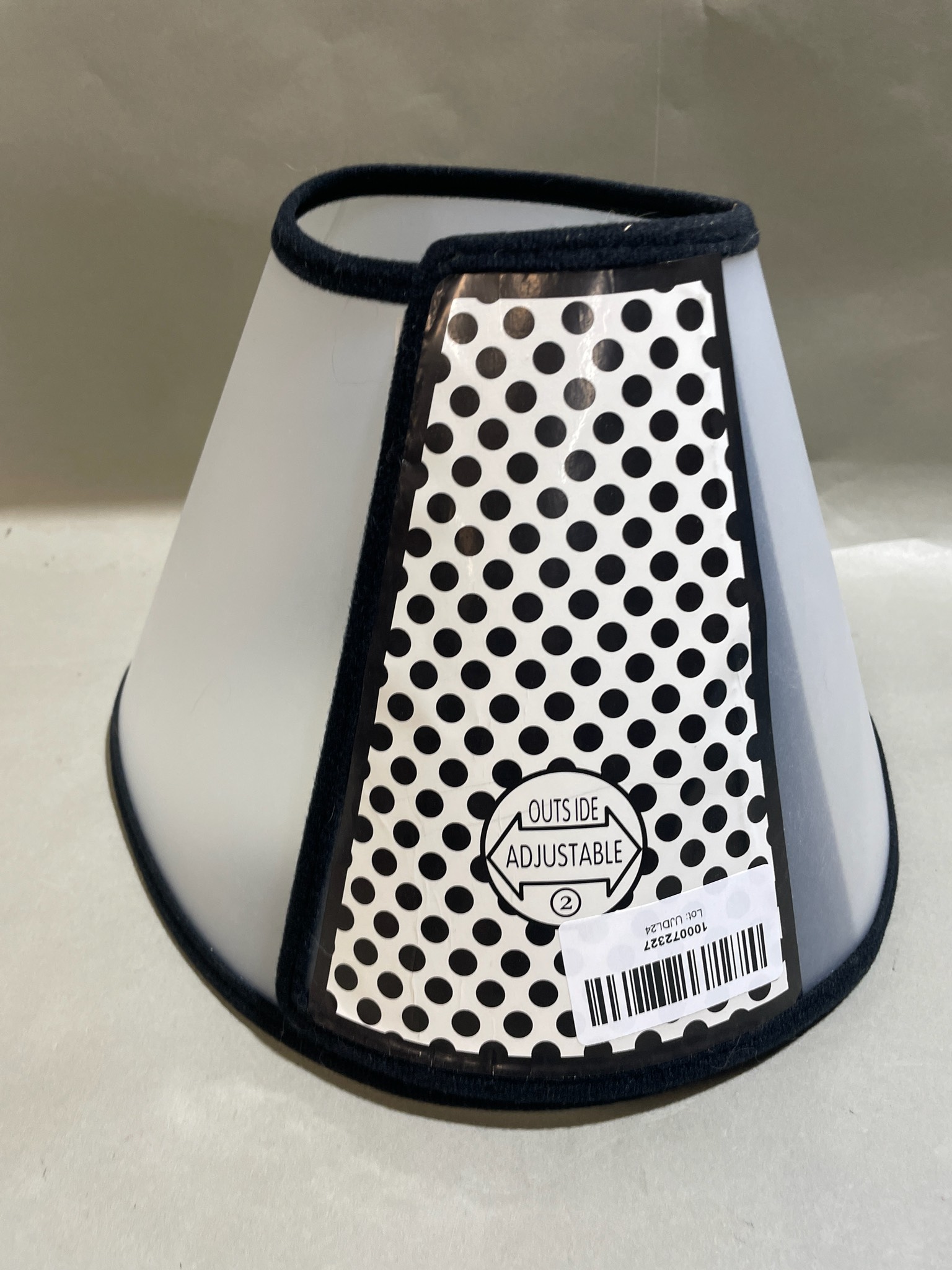 Translucent Plastic Pet Recovery Cone Size Size 2