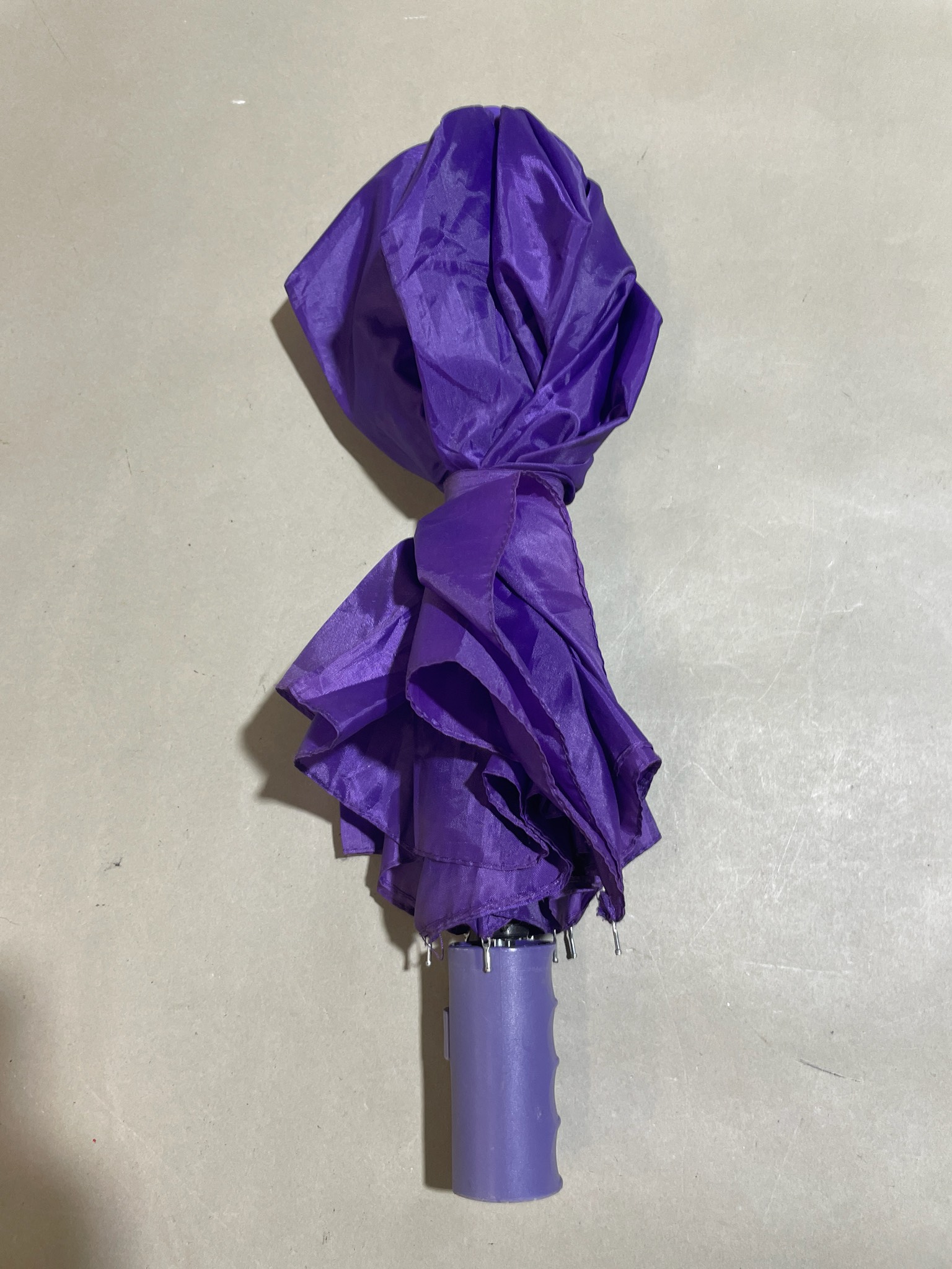 Purple Compact Folding Umbrella