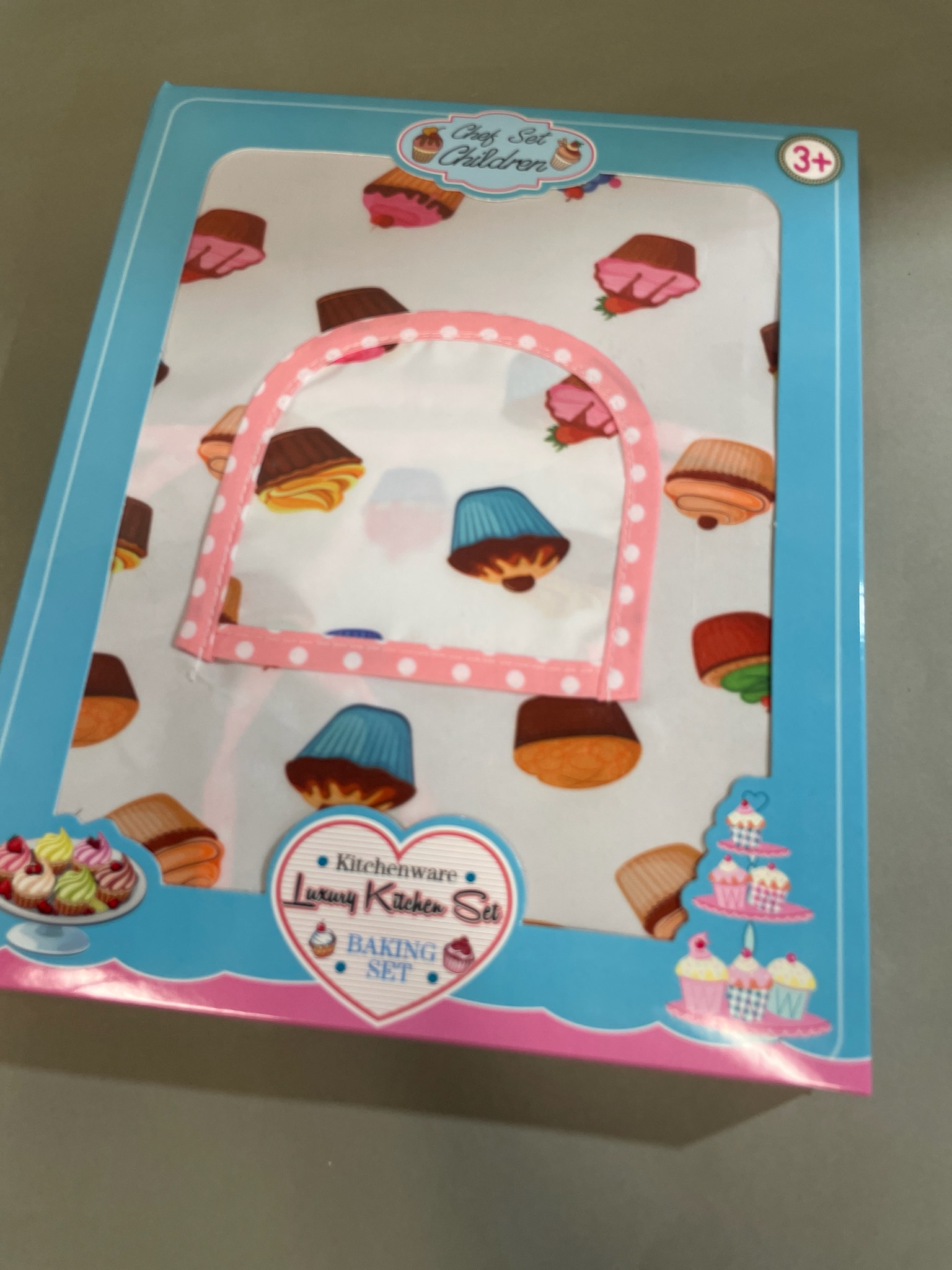 Blue Pink Cupcake Baking Playset