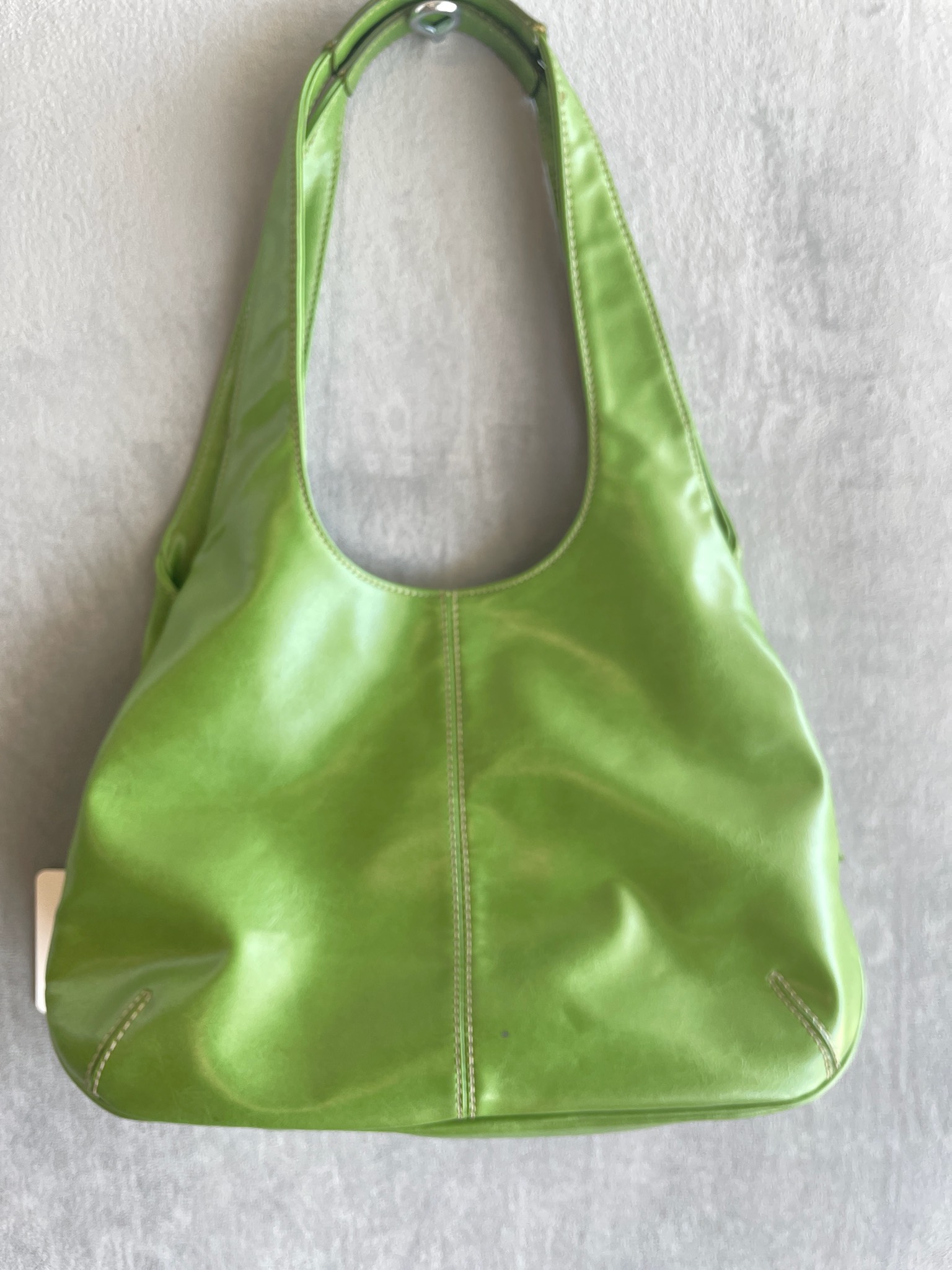 Nine West Lime Green Slouchy Shoulder Bag