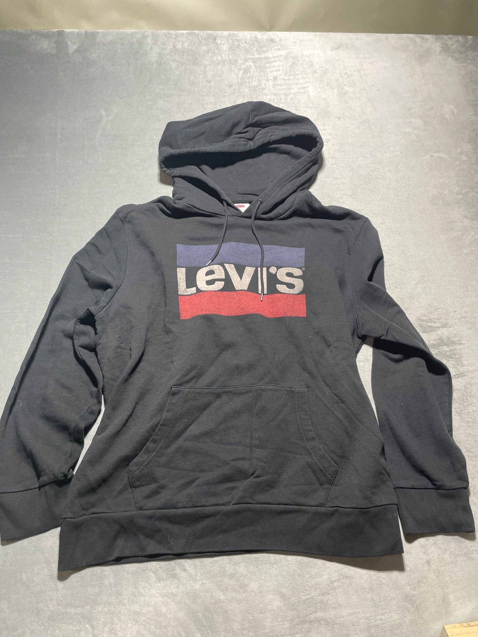 Levi's Black Pullover Hoodie Size XL