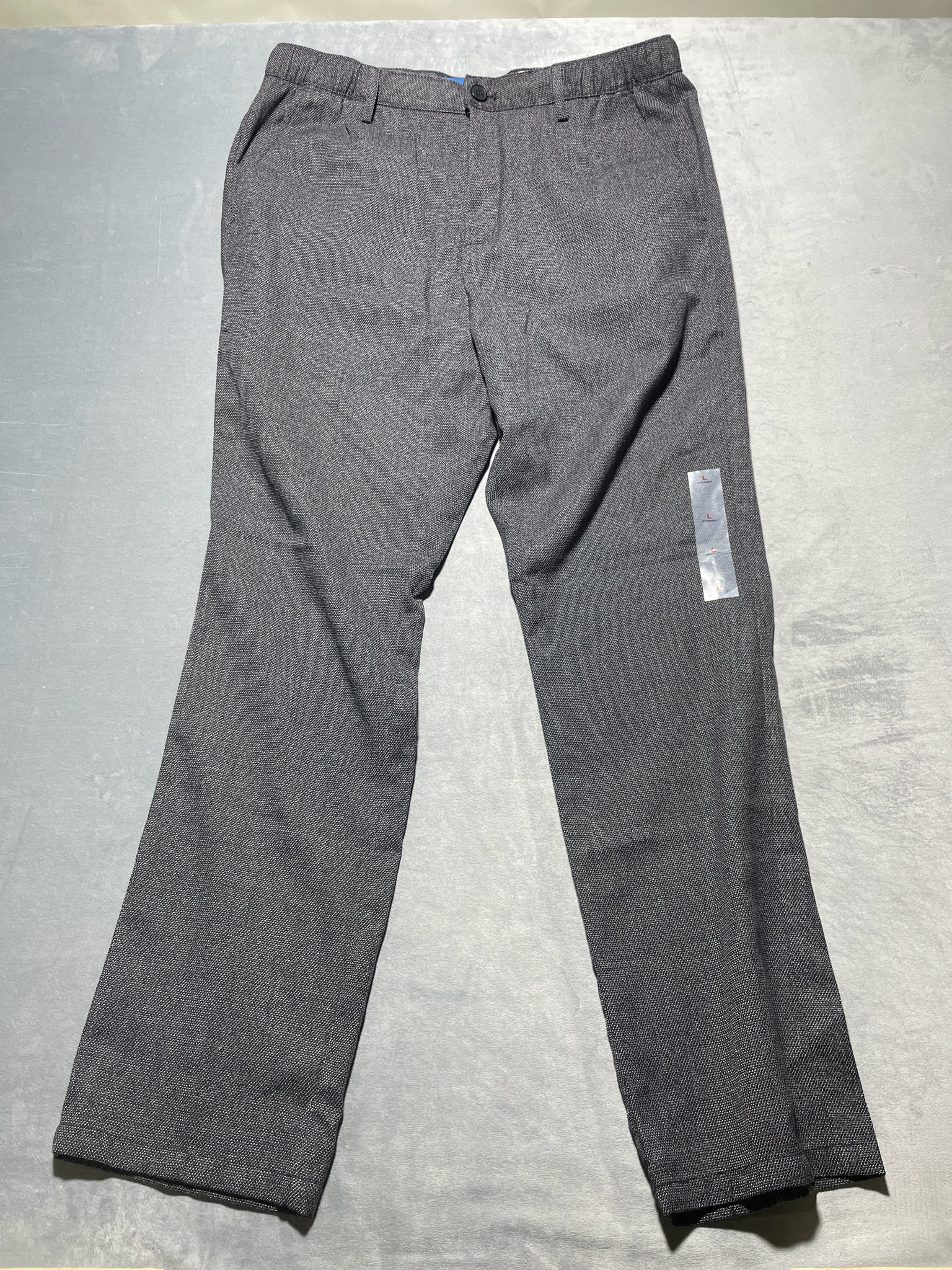 Old Navy Dark Gray Polyester Rayon Straight Leg Pants Size Large