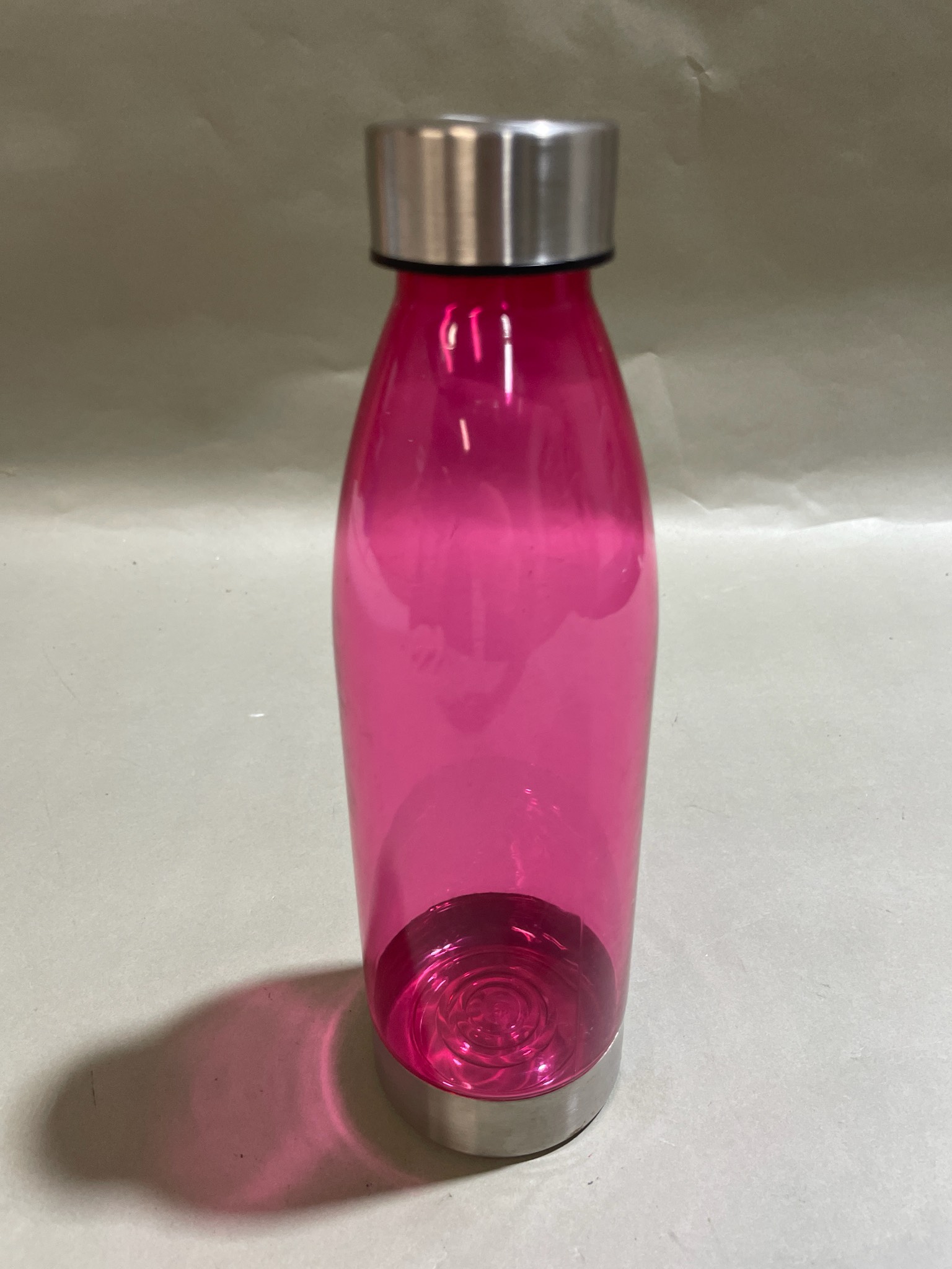 Pink Translucent Water Bottle