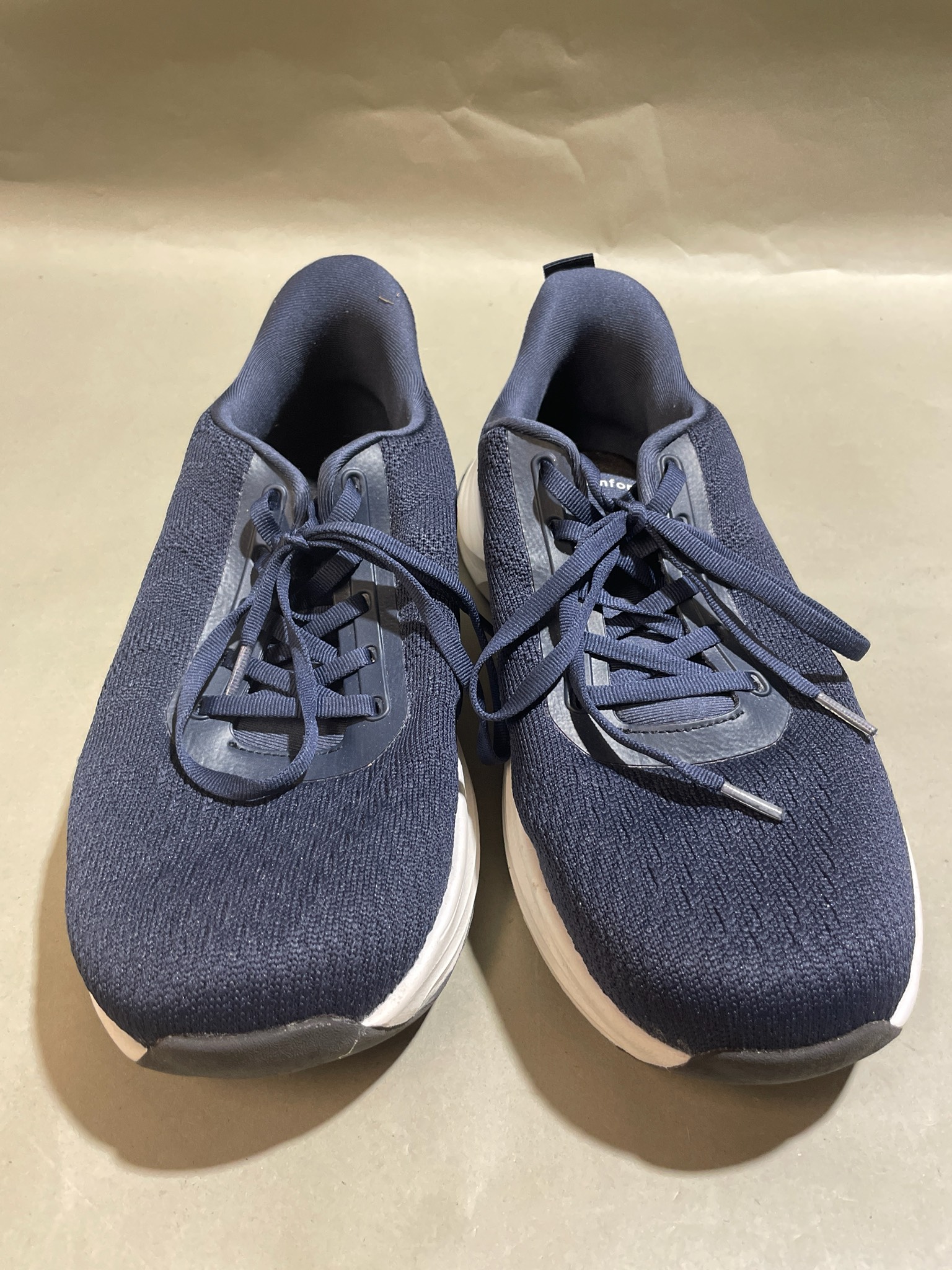 Comfort Wear Navy Knit Sneakers Size US 10.5
