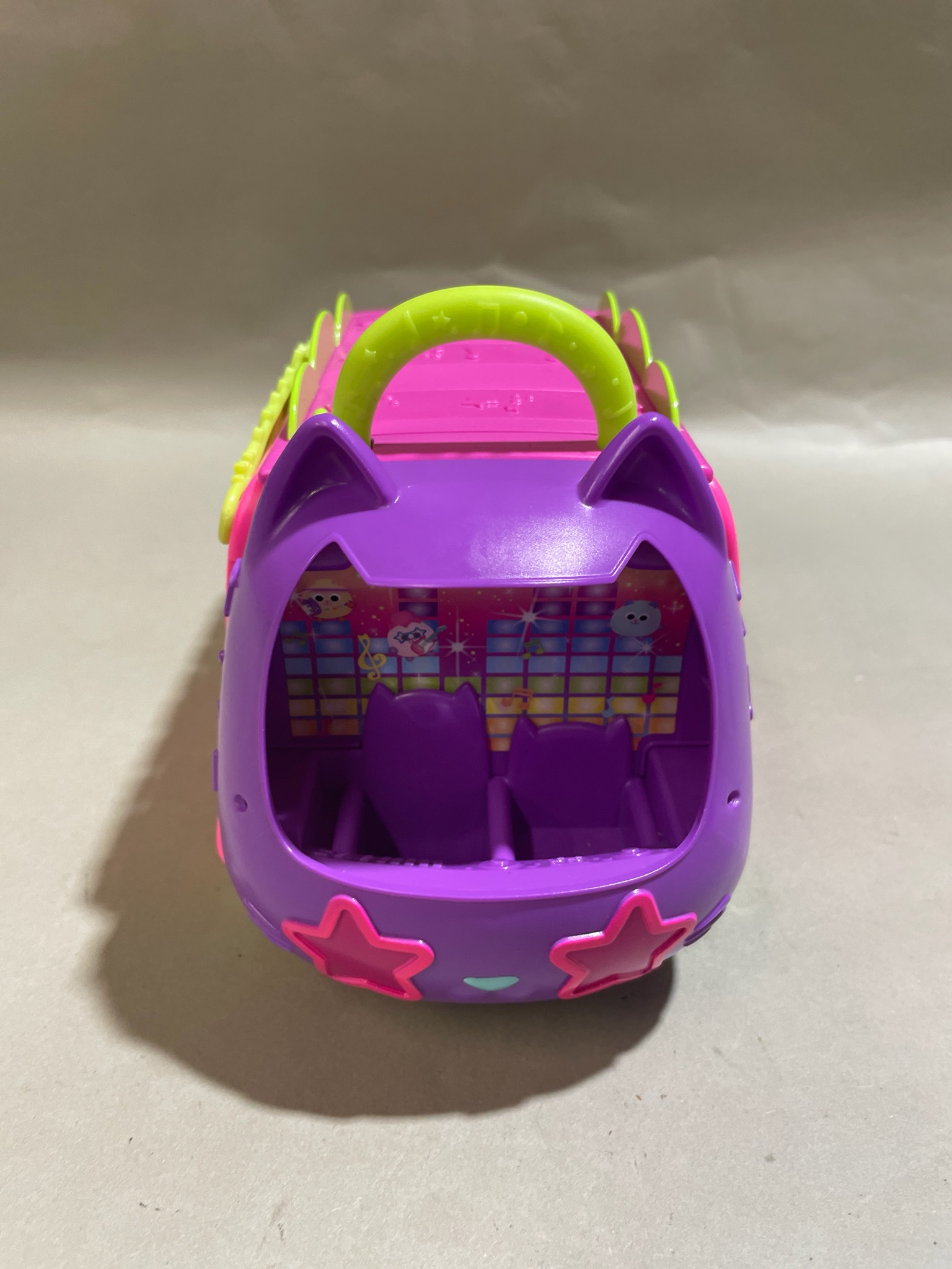 Pink Cat-Themed Playset Bus