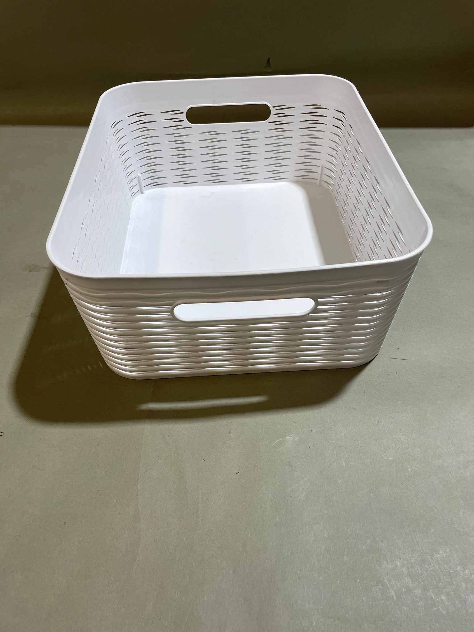 Room Essentials White Storage Basket Size Medium