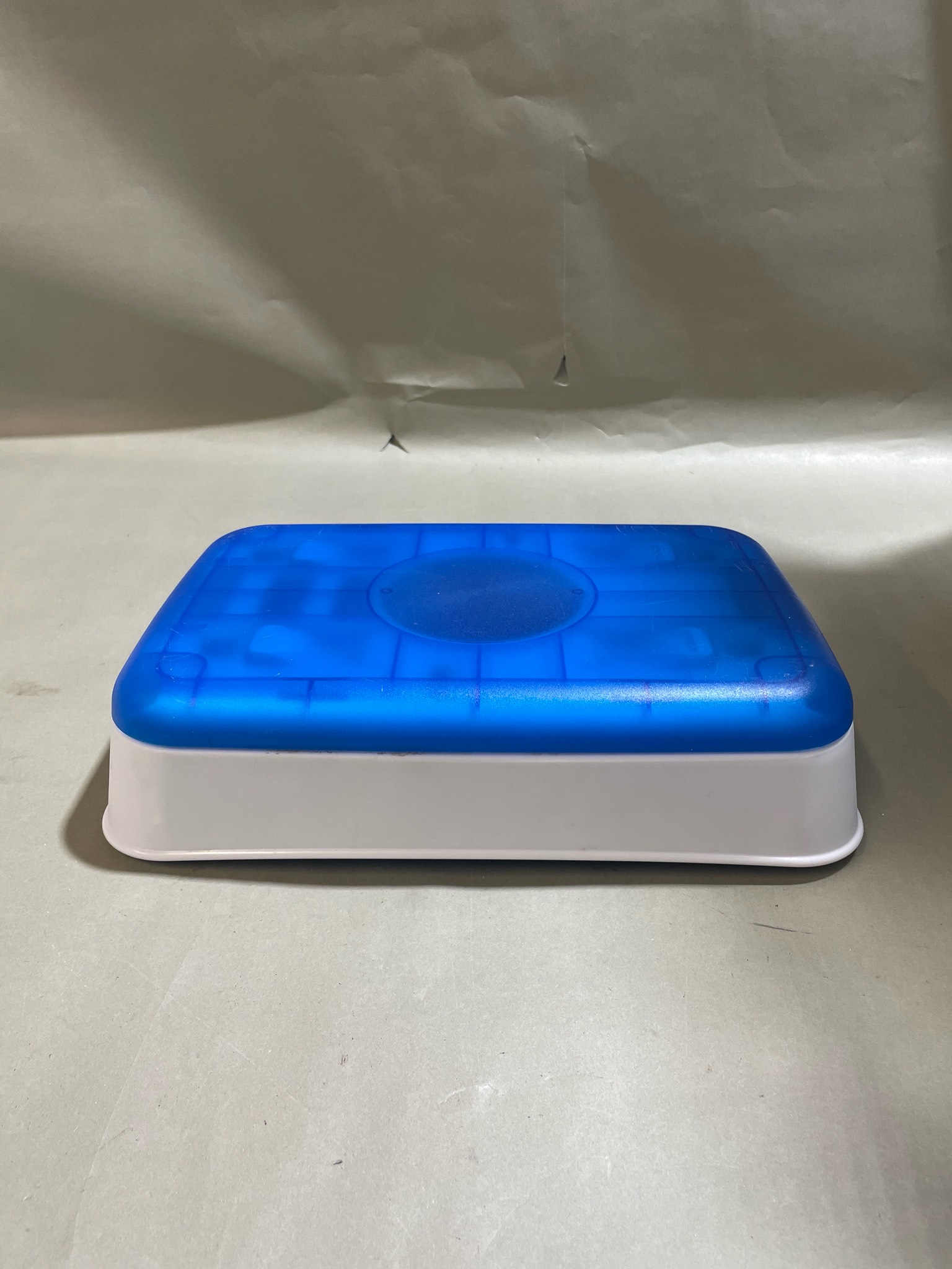 Blue and White Plastic Step Stool Size Kids