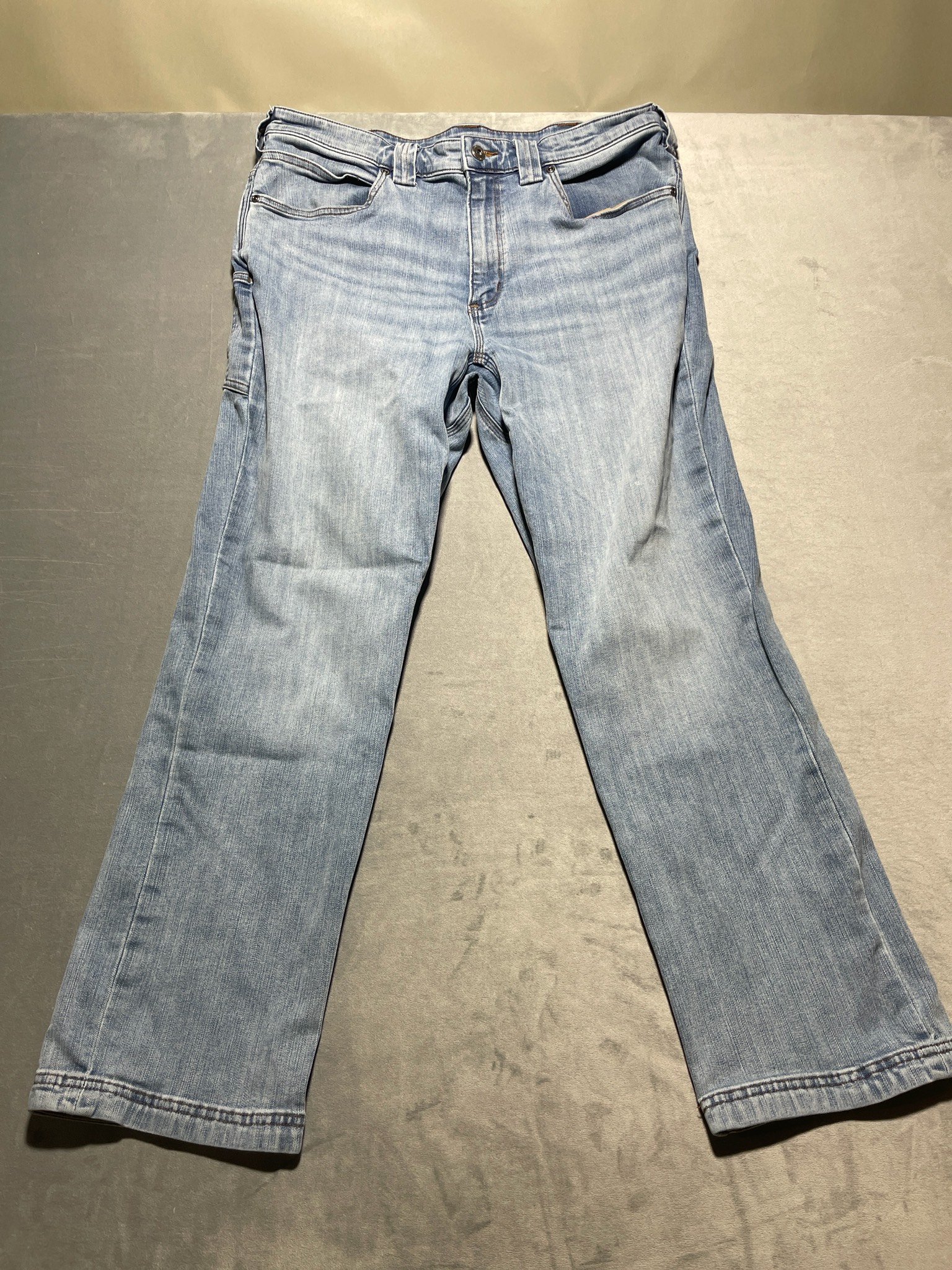 Duluth Trading Co Light Blue cotton blend jeans size 36x30