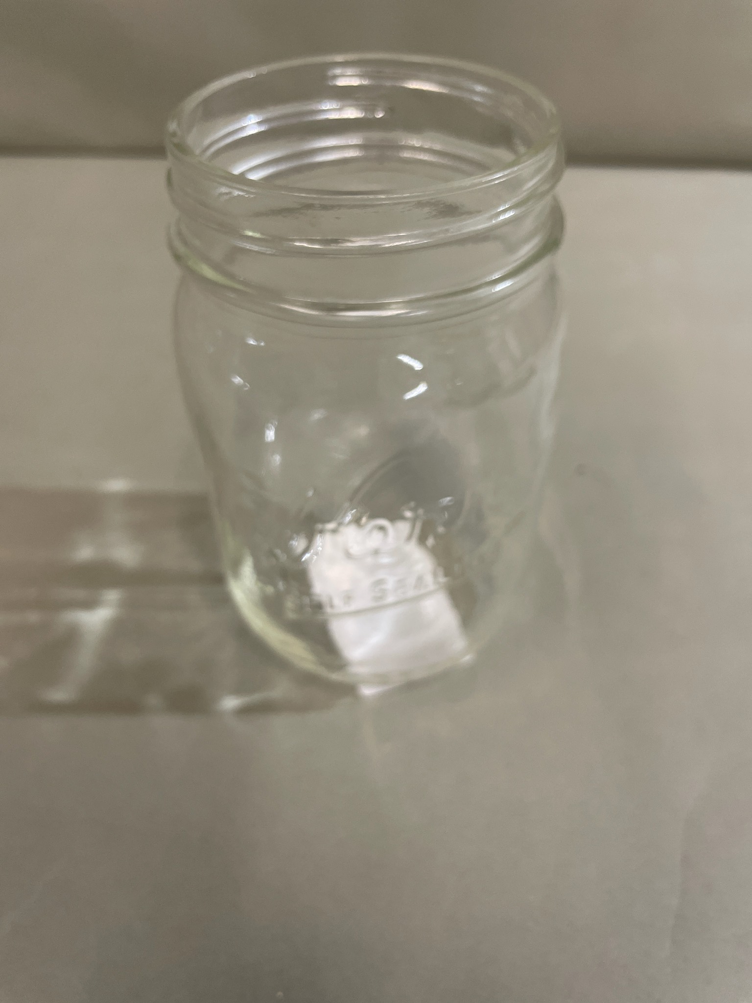Clear Screw-Top Glass Jar