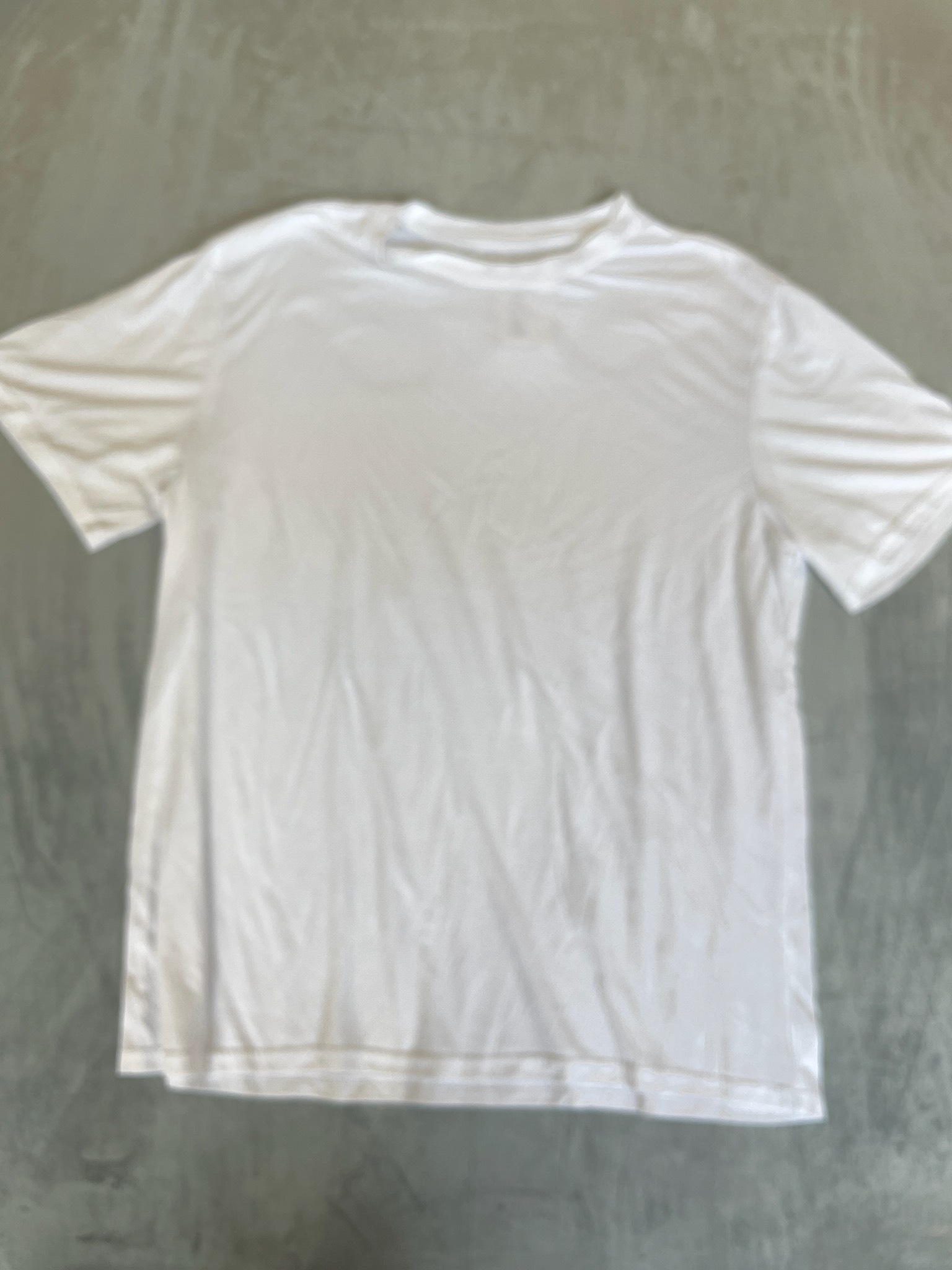 BAMBOO COOL White Bamboo T-Shirt Size XL