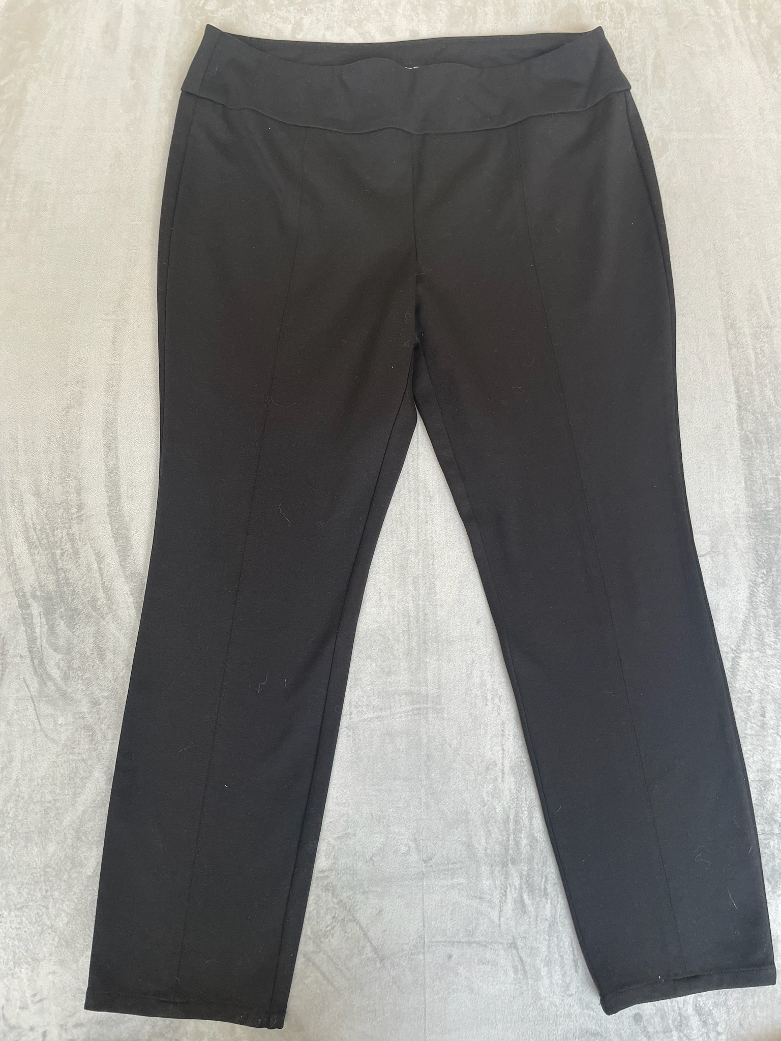 ATTYRE Black Ponte Knit Pants Size Size 12