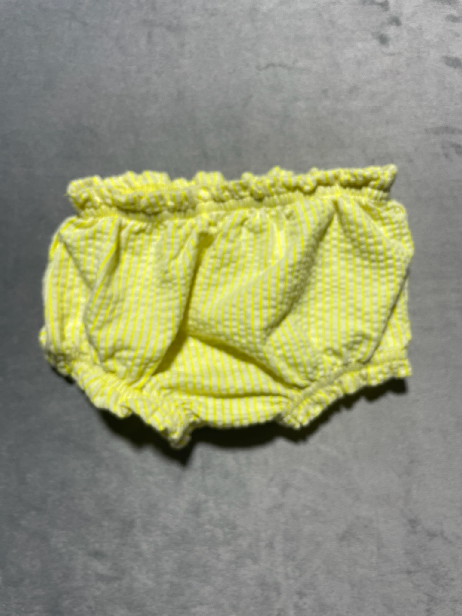 Garanimals Yellow Striped Cotton-Blend Bloomer Size 18M
