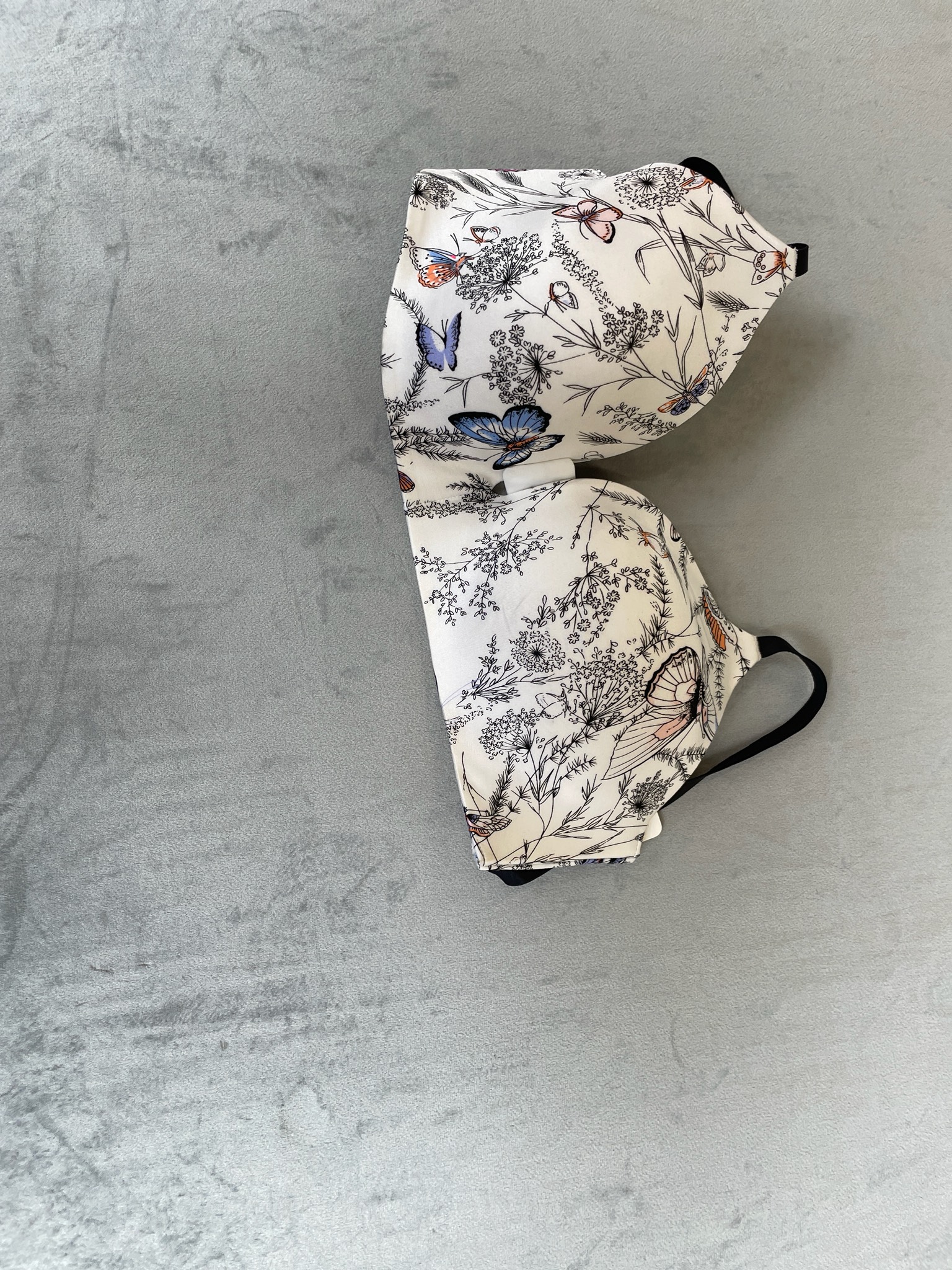 Gap White Butterfly Print Bra