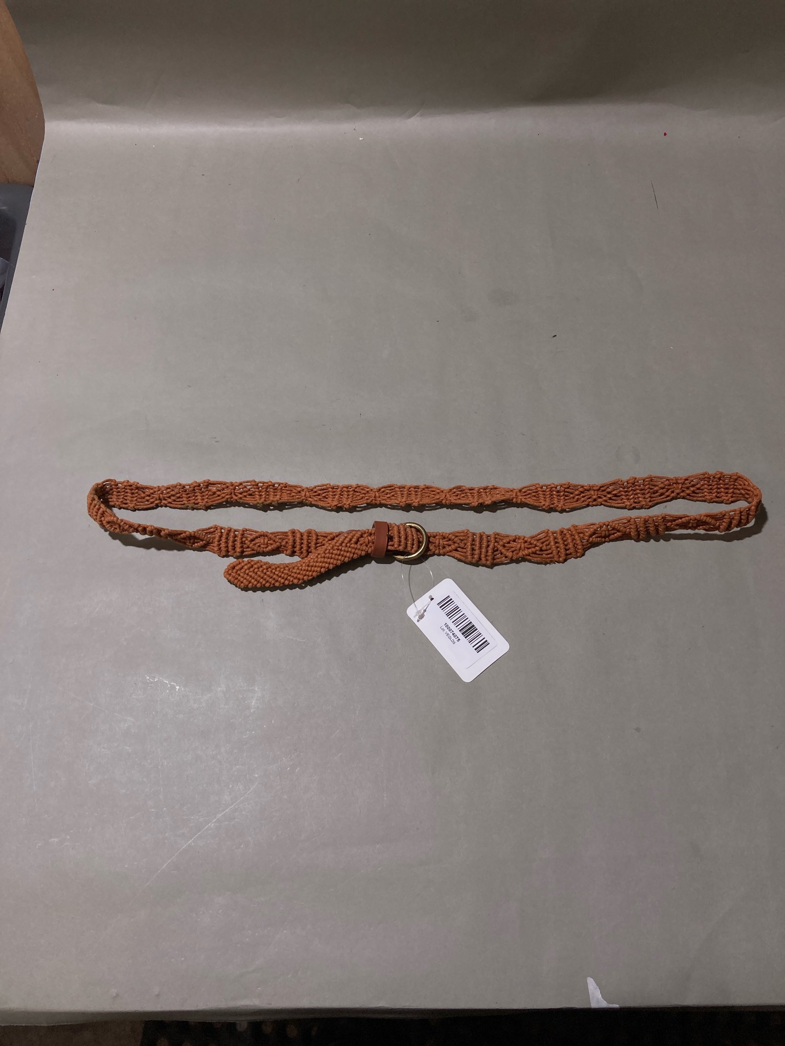 Rust Macrame Belt