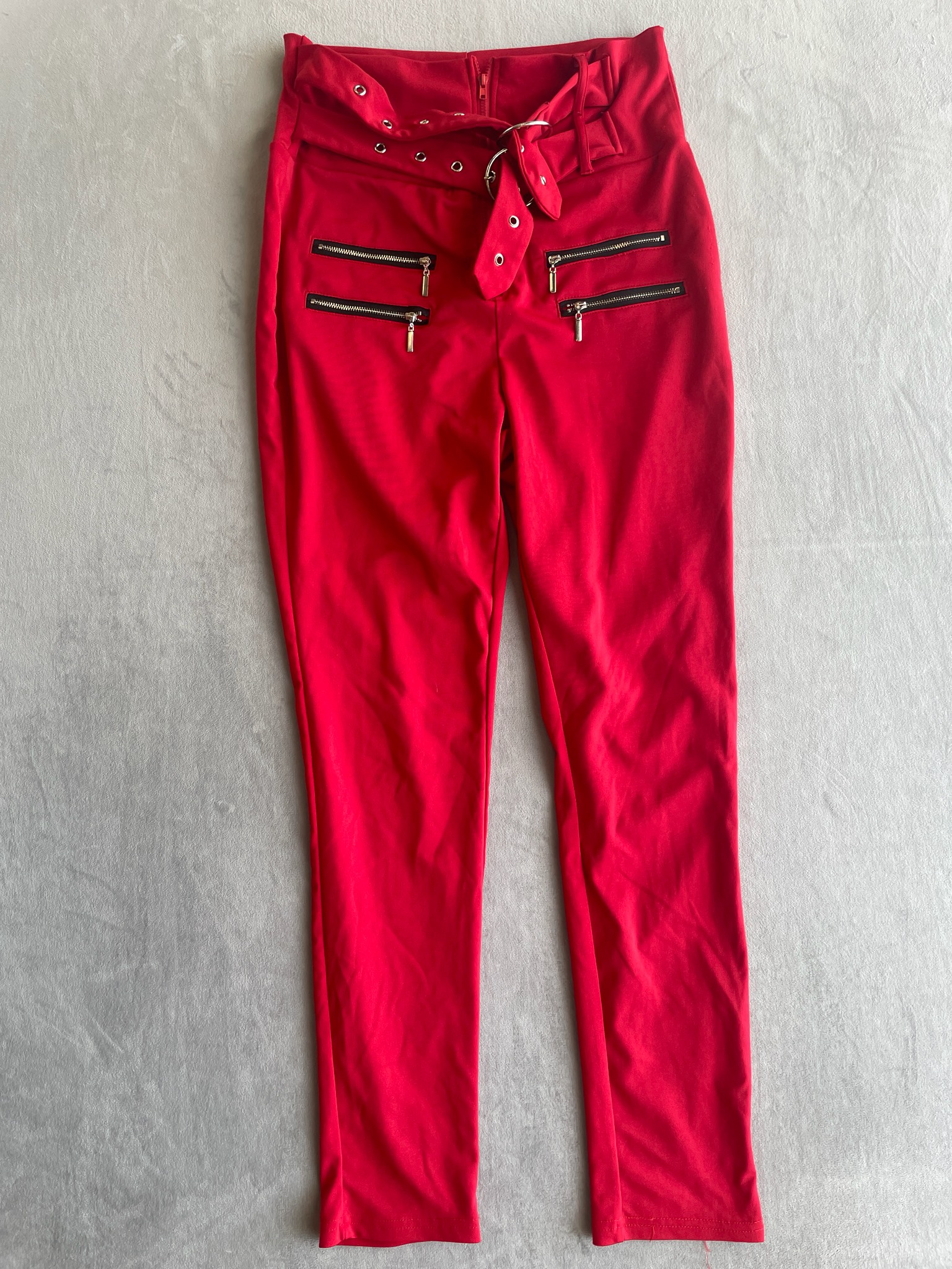 CBR Red Ponte Knit Pants
