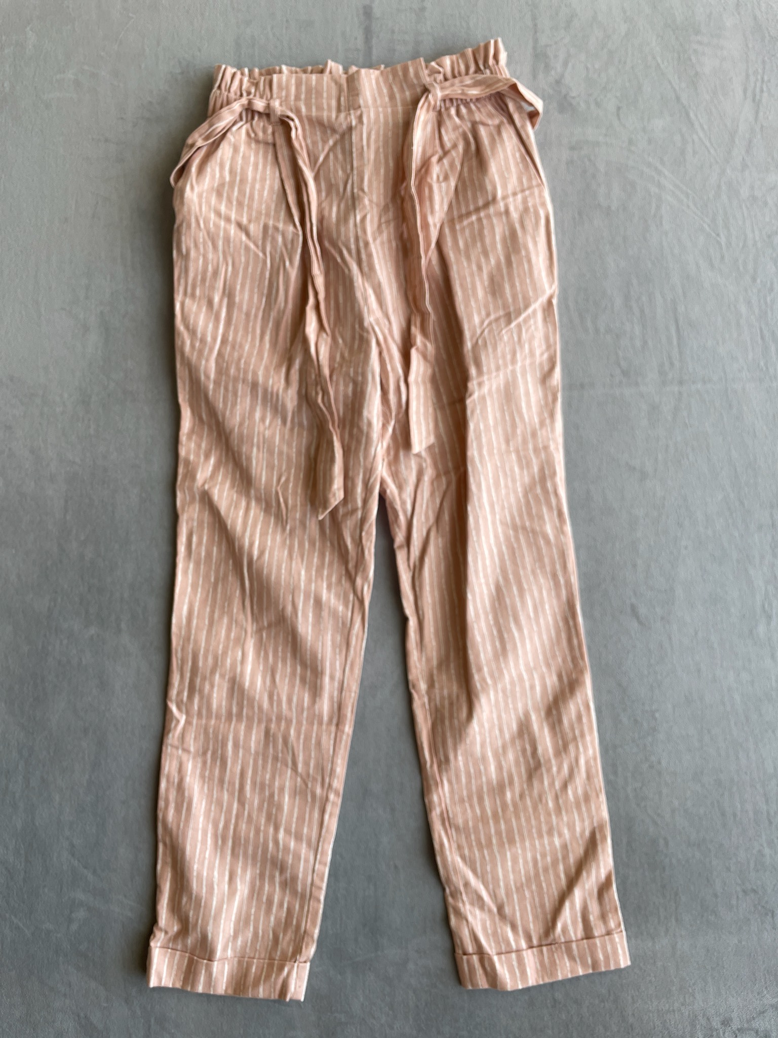 Sienna Sky Blush Striped Lightweight Woven Pants Size S