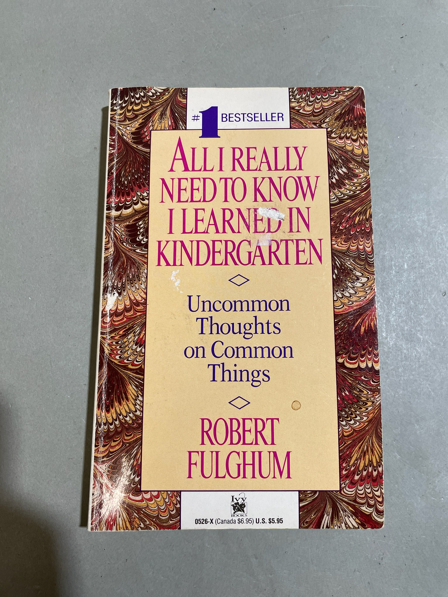 Ivy Books All I Really Need to Know I Learned in Kindergarten
