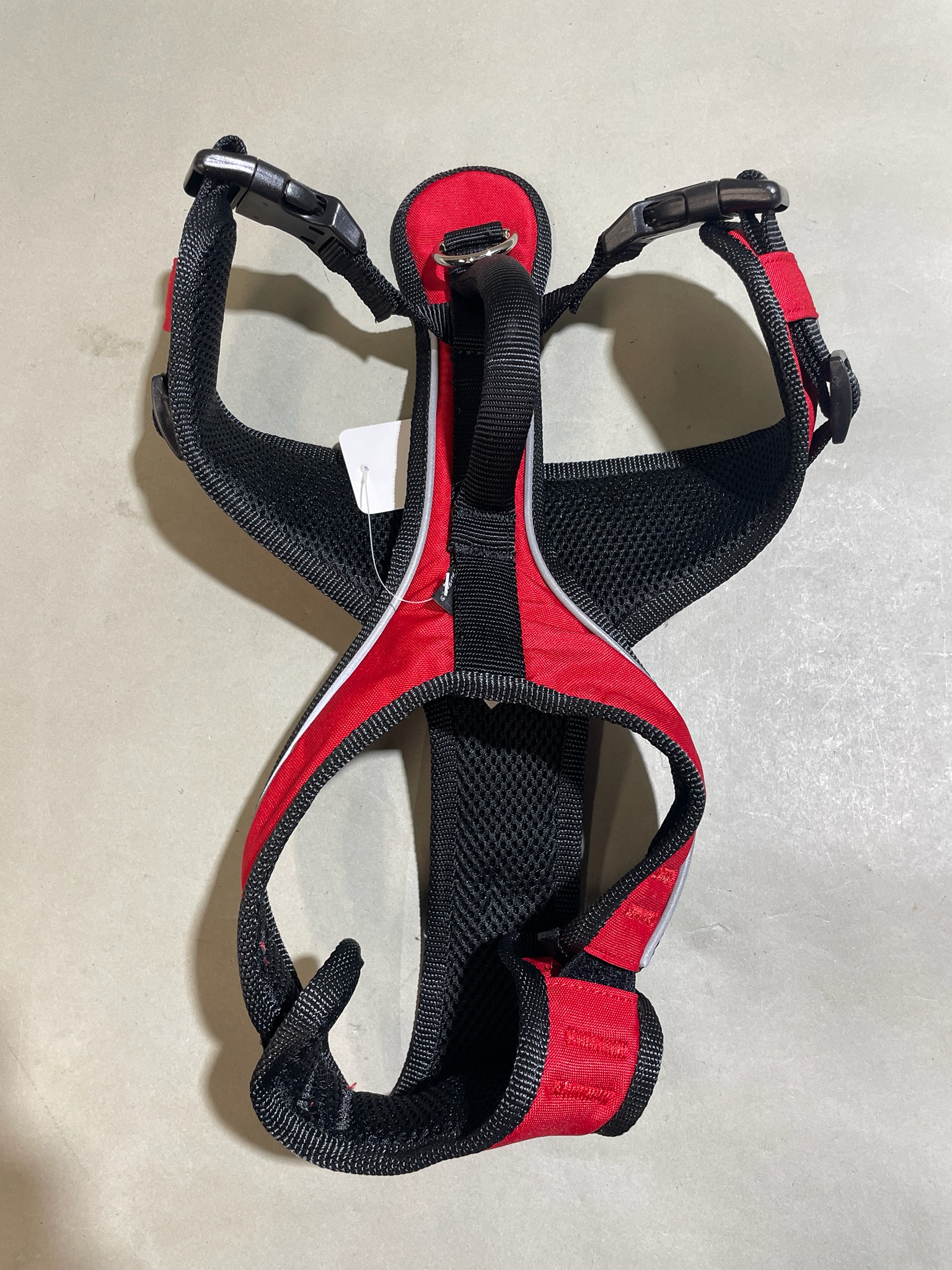 Red and Black Padded Pet Harness