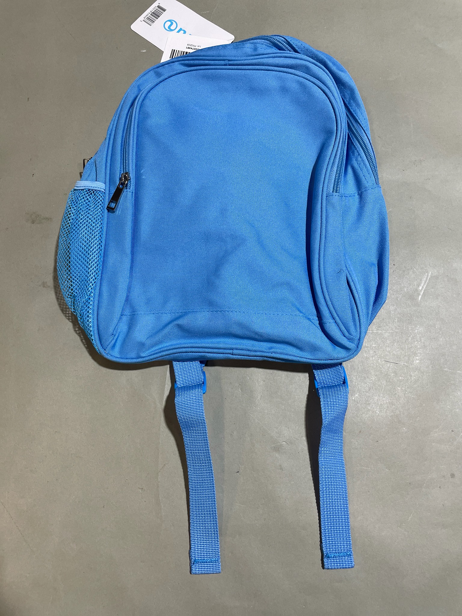 NuPro Bright Blue Kids Backpack Size Small