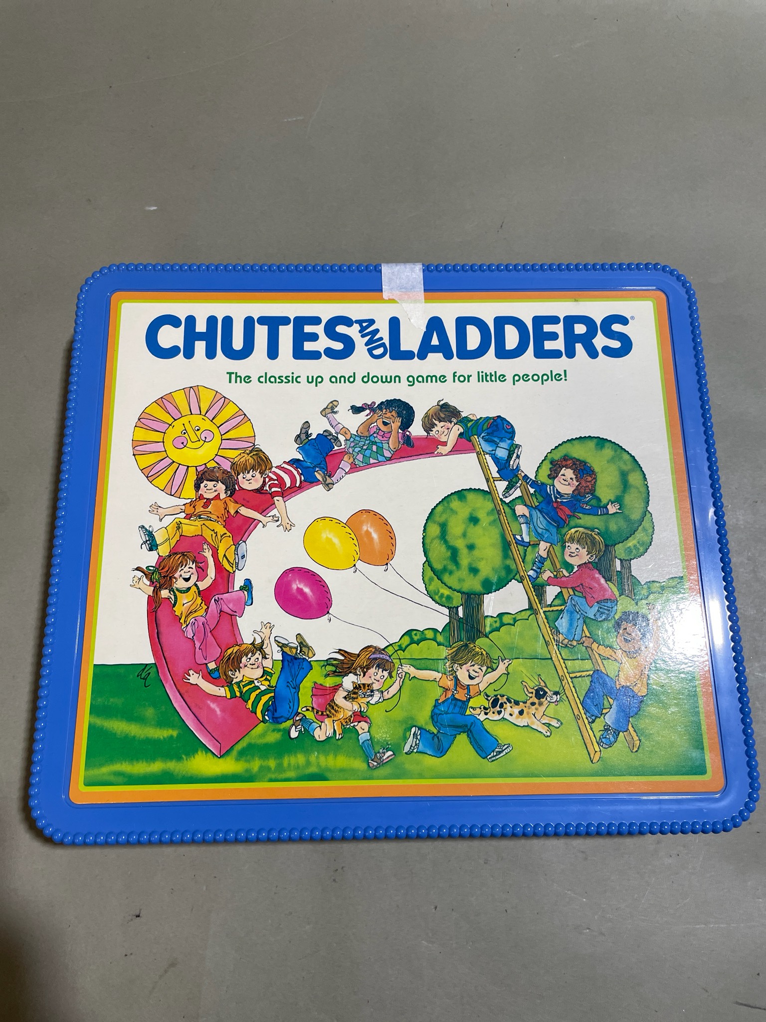 Hasbro Blue Retro Chutes and Ladders Board Game