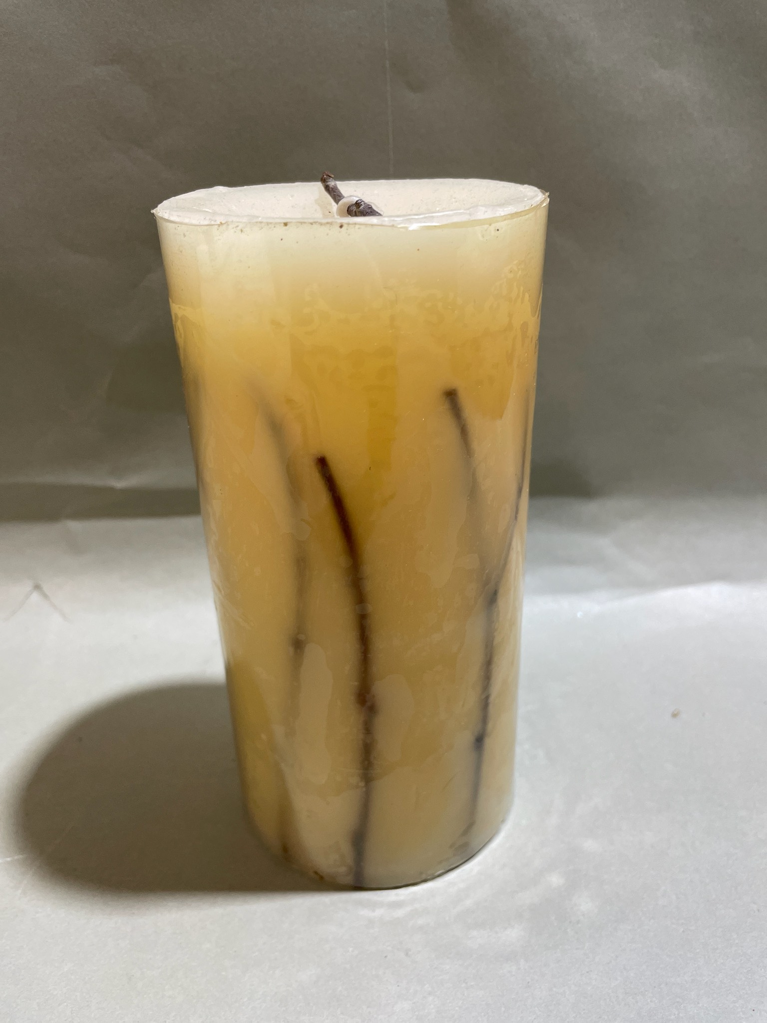 Cream Tall Pillar Candle