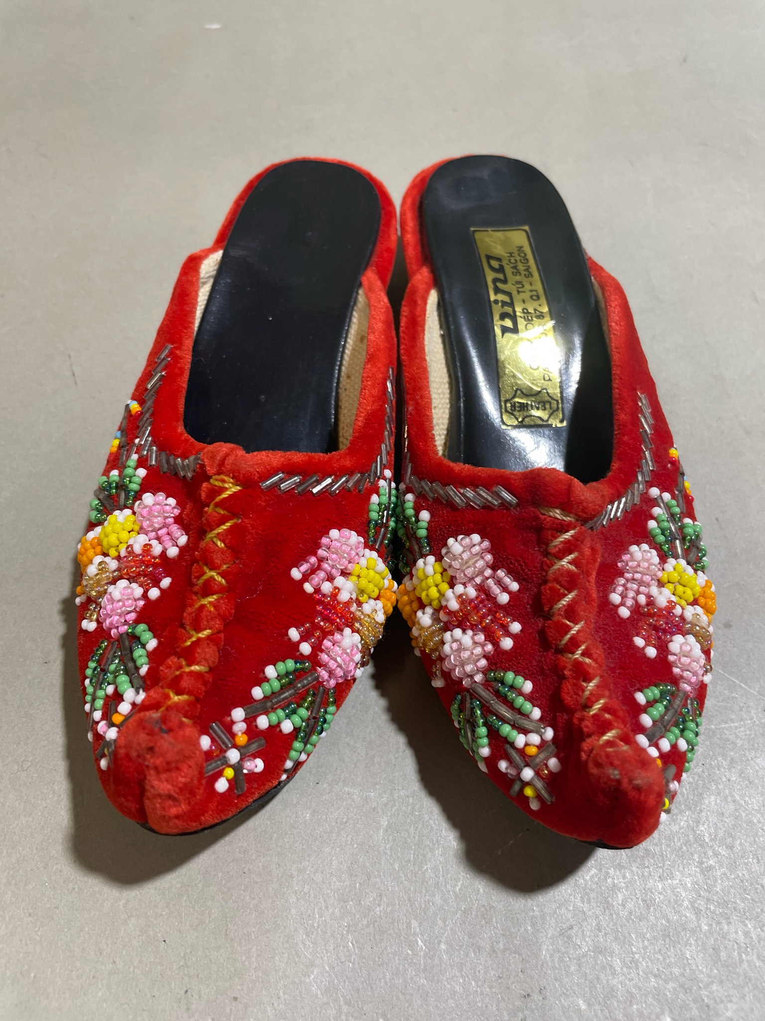 Red Velvet Flats