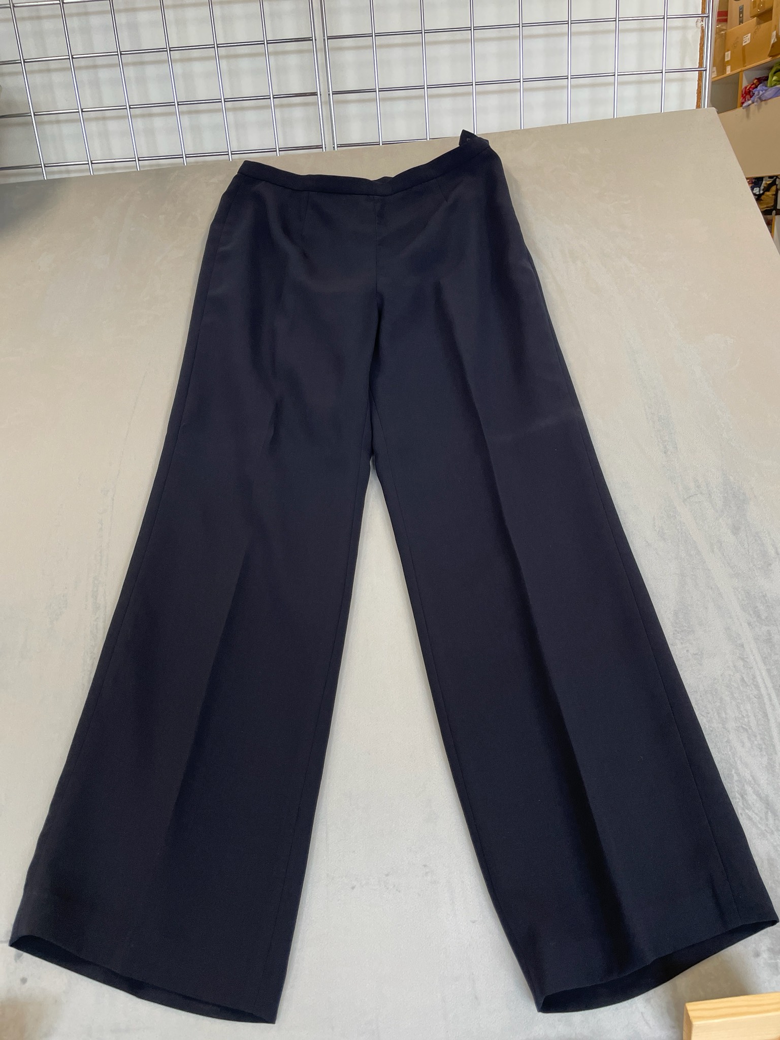 Jones Wear Navy Polyester Dress Pants Size Size 12