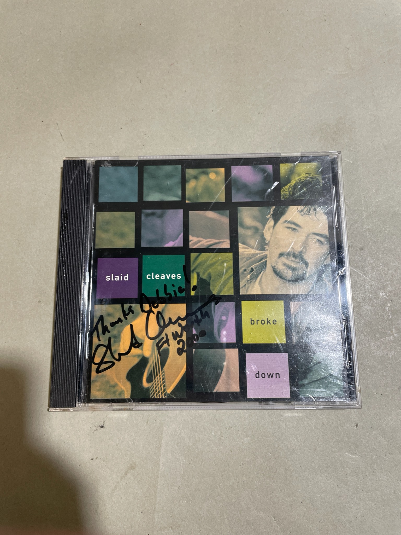 Slaid Cleaves Multicolored Signed CD