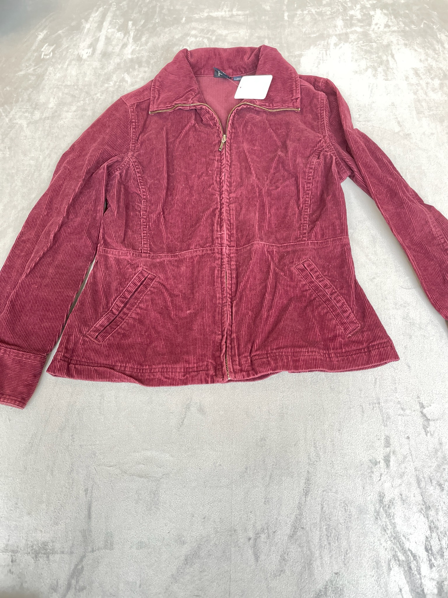 SONOMA life+style Burgundy Corduroy Jacket