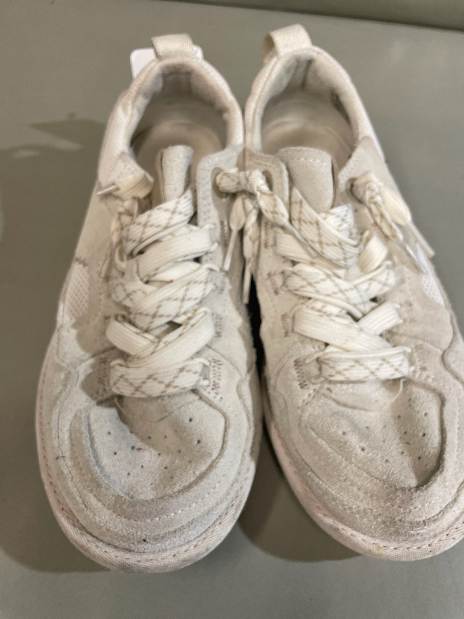 UGG Cream Suede Low-Top Sneakers