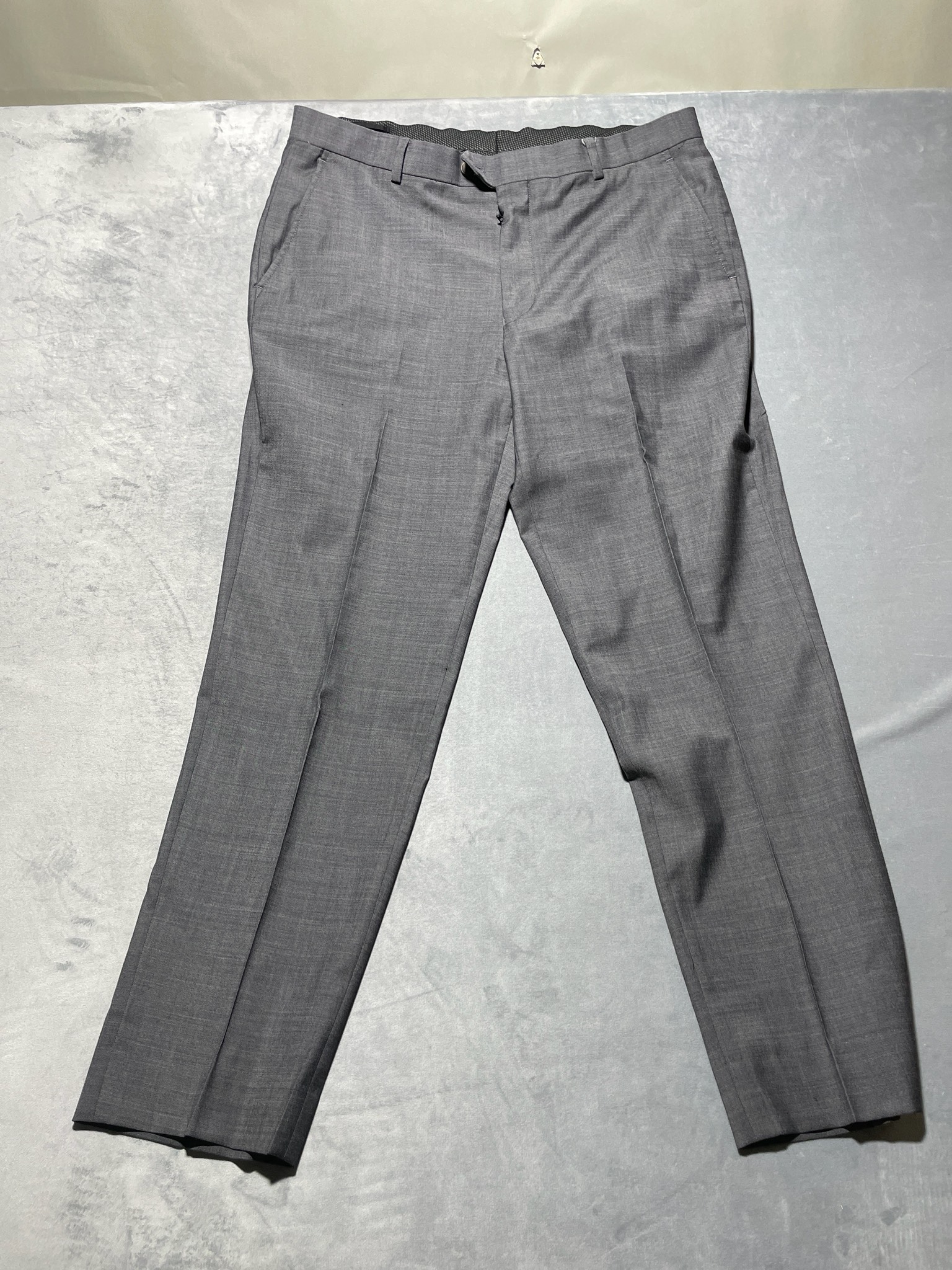 Jos A Bank Medium Gray Wool Blend Dress Pants Size 38R