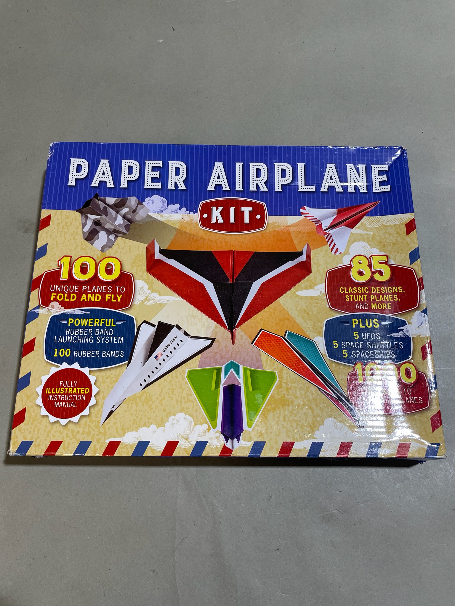 Publications International Multicolor Paper Airplane Kit