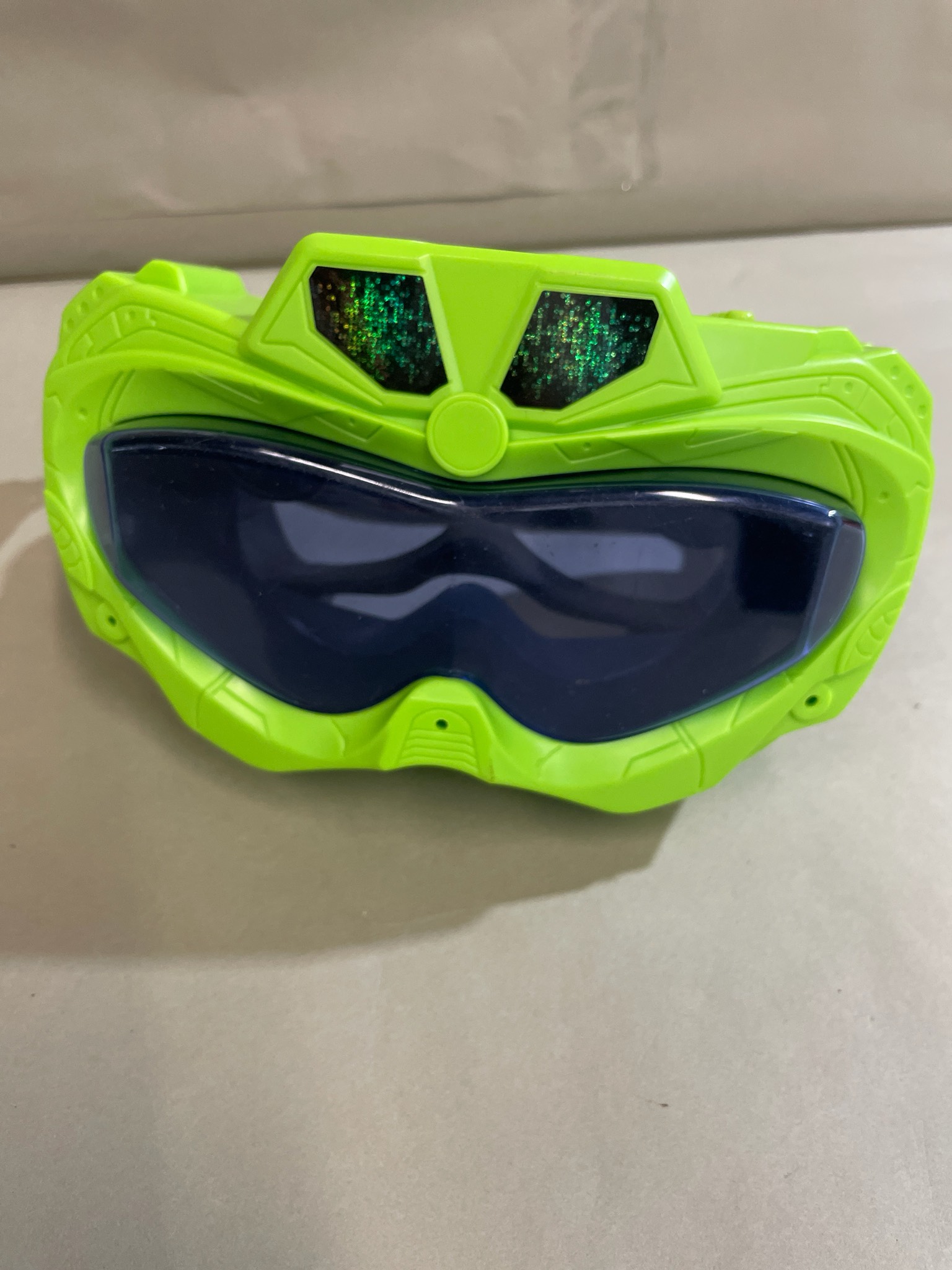 Neon Green Tinted Toy Goggles Size Kids