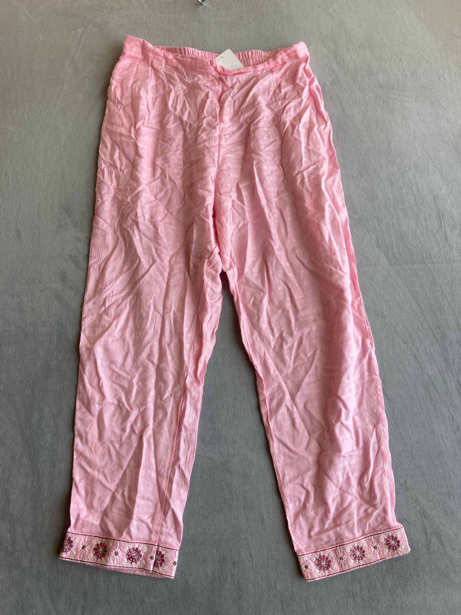 Light Pink Eyelet Pajama Pants
