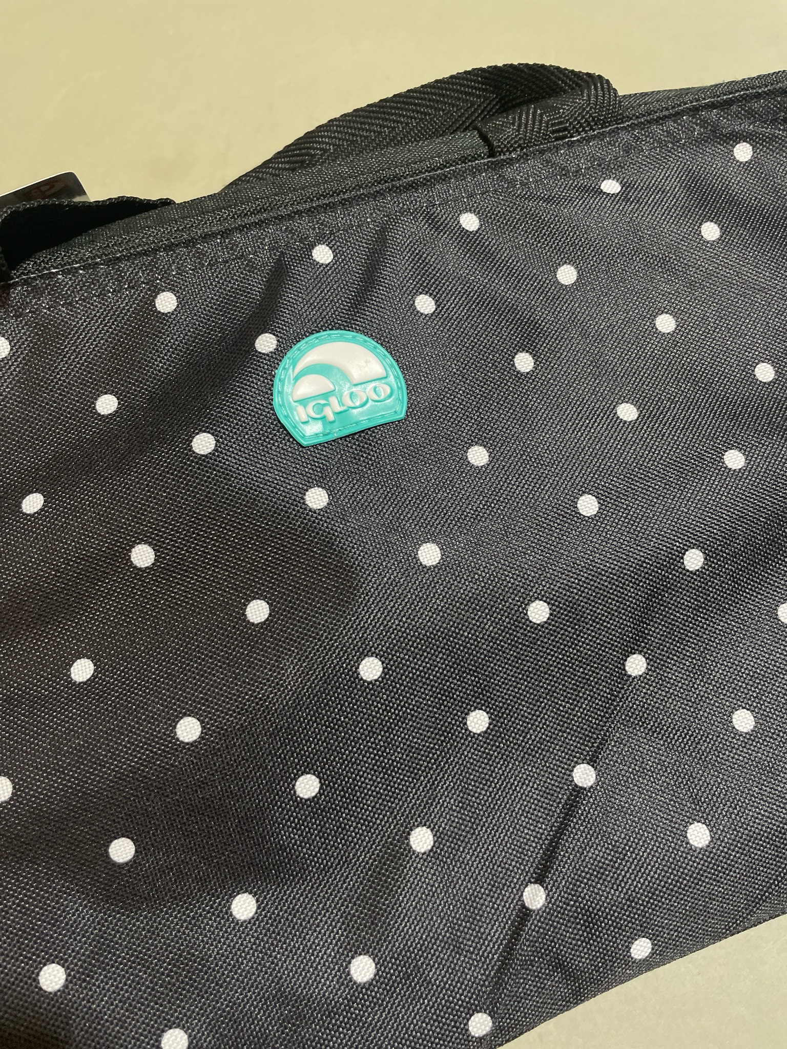 Igloo Black Polka Dot Tote Bag