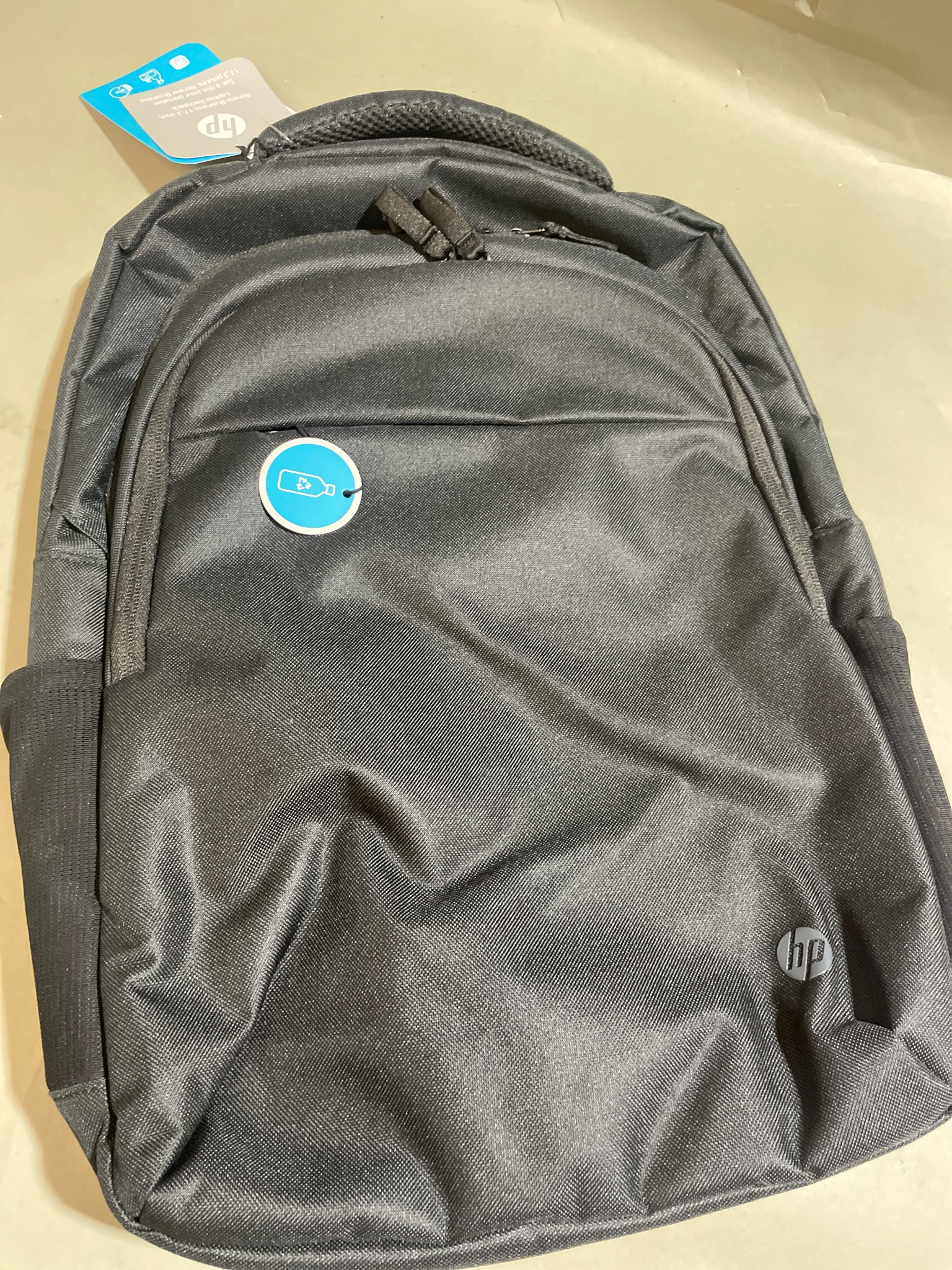 HP Black Padded Mesh Backpack
