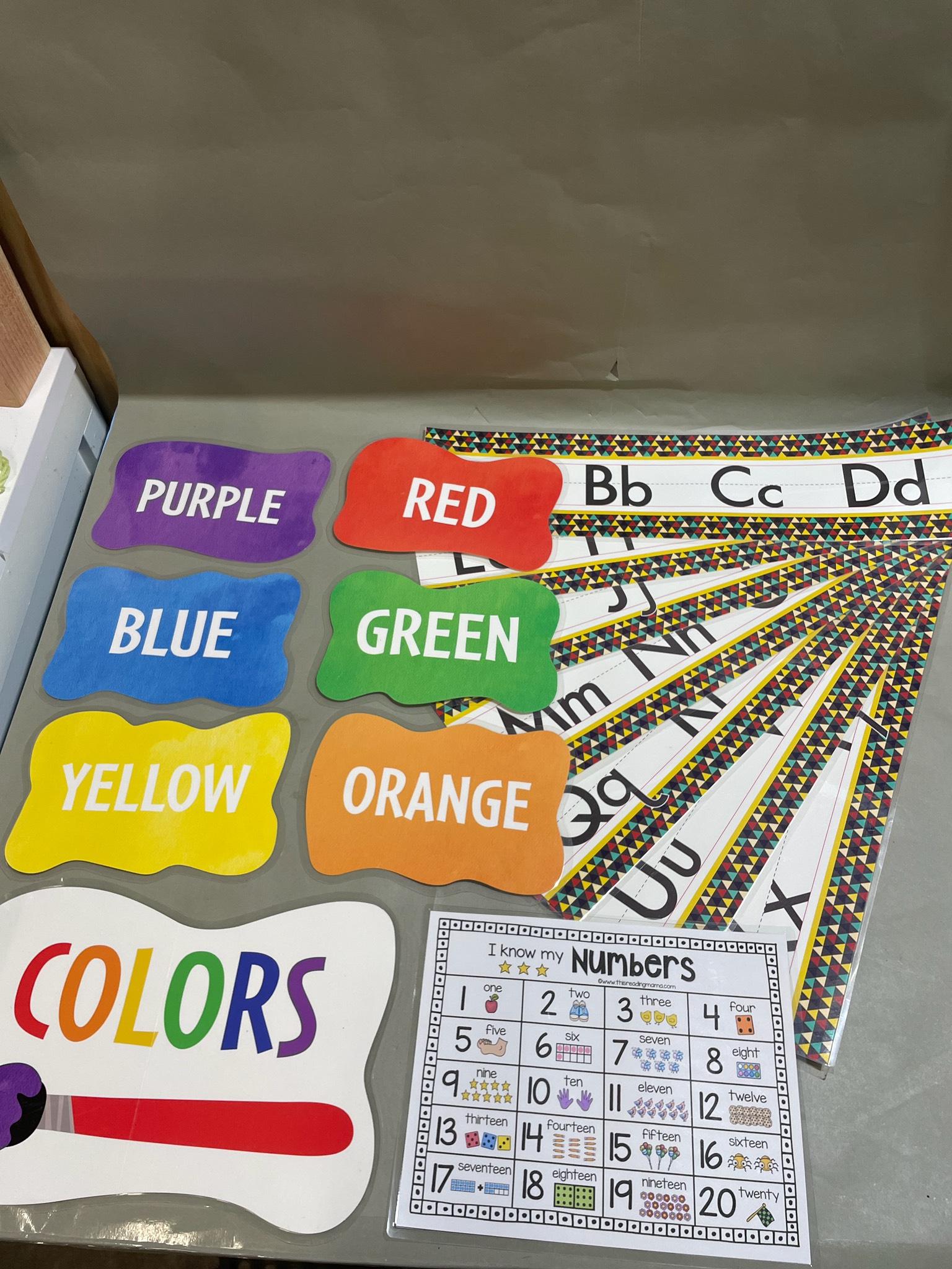 This Reading Mama Multicolor Classroom Bulletin Board Set