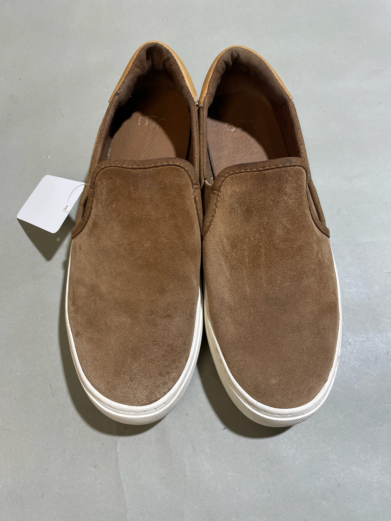 UGG Brown Suede Slip-On Sneakers